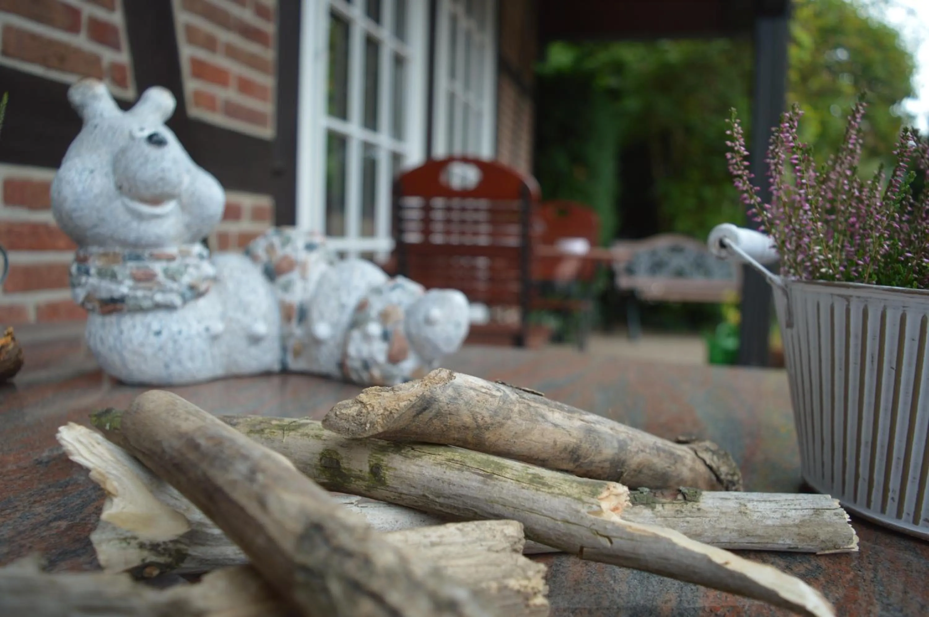 Garden in Landhaus Zum Heidewanderer mit THERMEplus