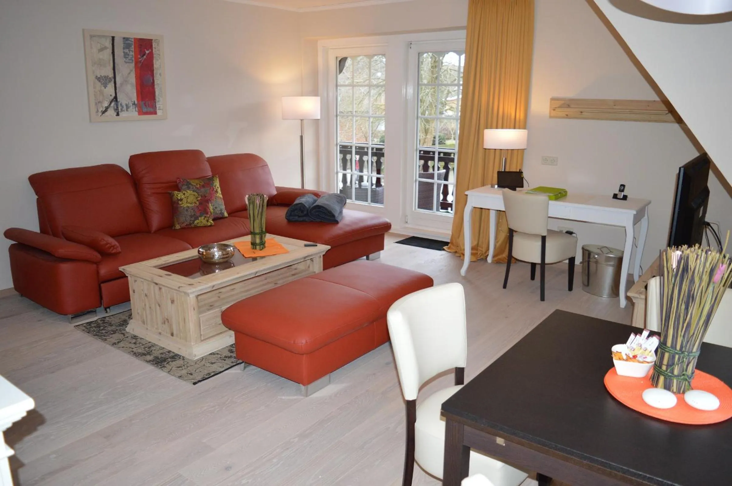 Balcony/Terrace in Landhaus Zum Heidewanderer mit THERMEplus