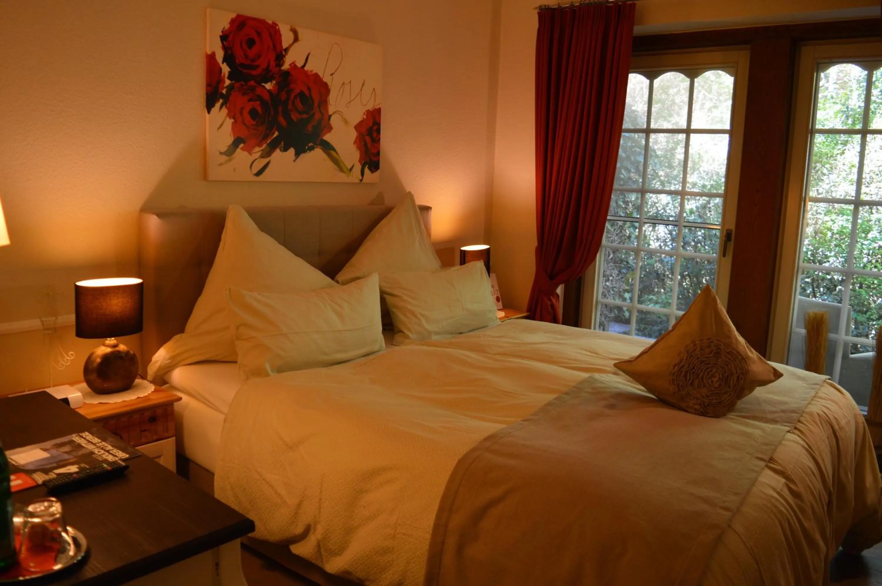 Photo of the whole room, Bed in Landhaus Zum Heidewanderer mit THERMEplus