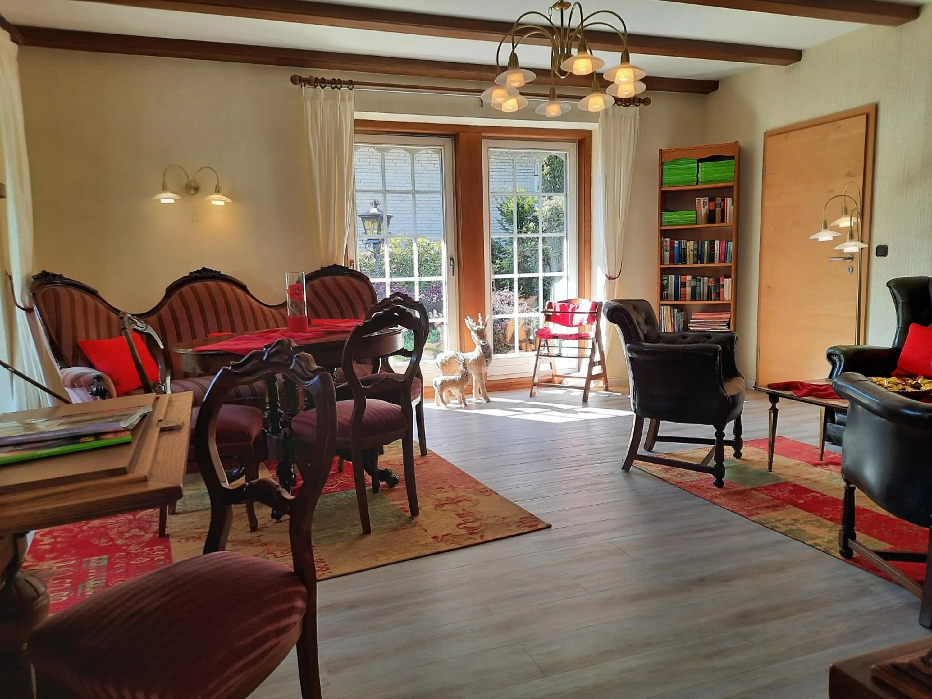 Seating area in Landhaus Zum Heidewanderer mit THERMEplus