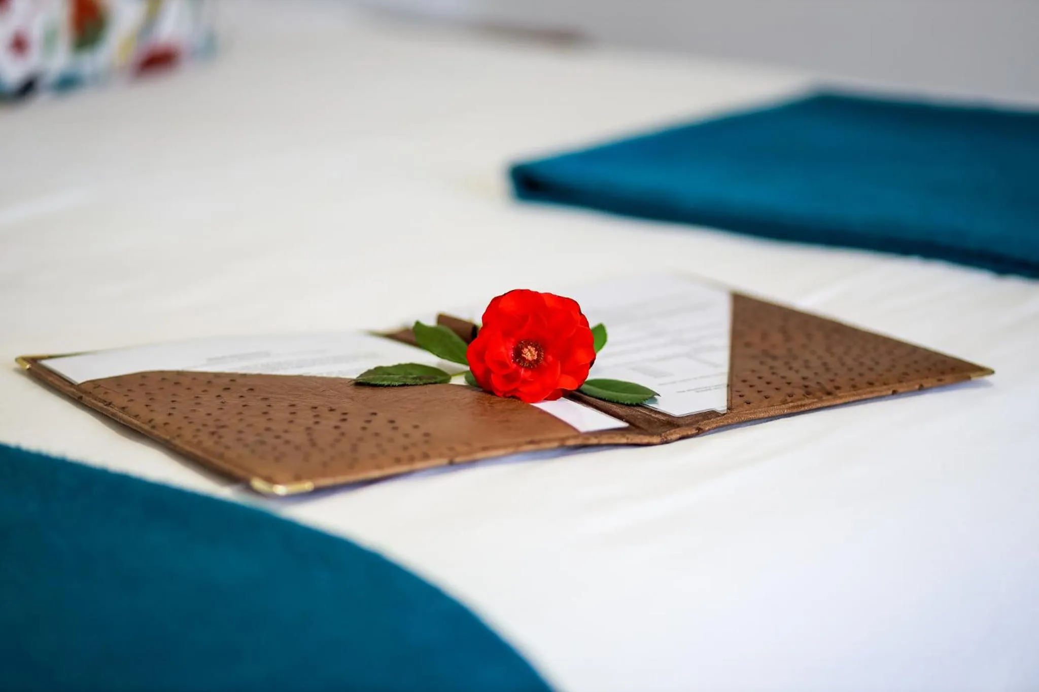 Decorative detail, Bed in Altes Landhaus Country Lodge