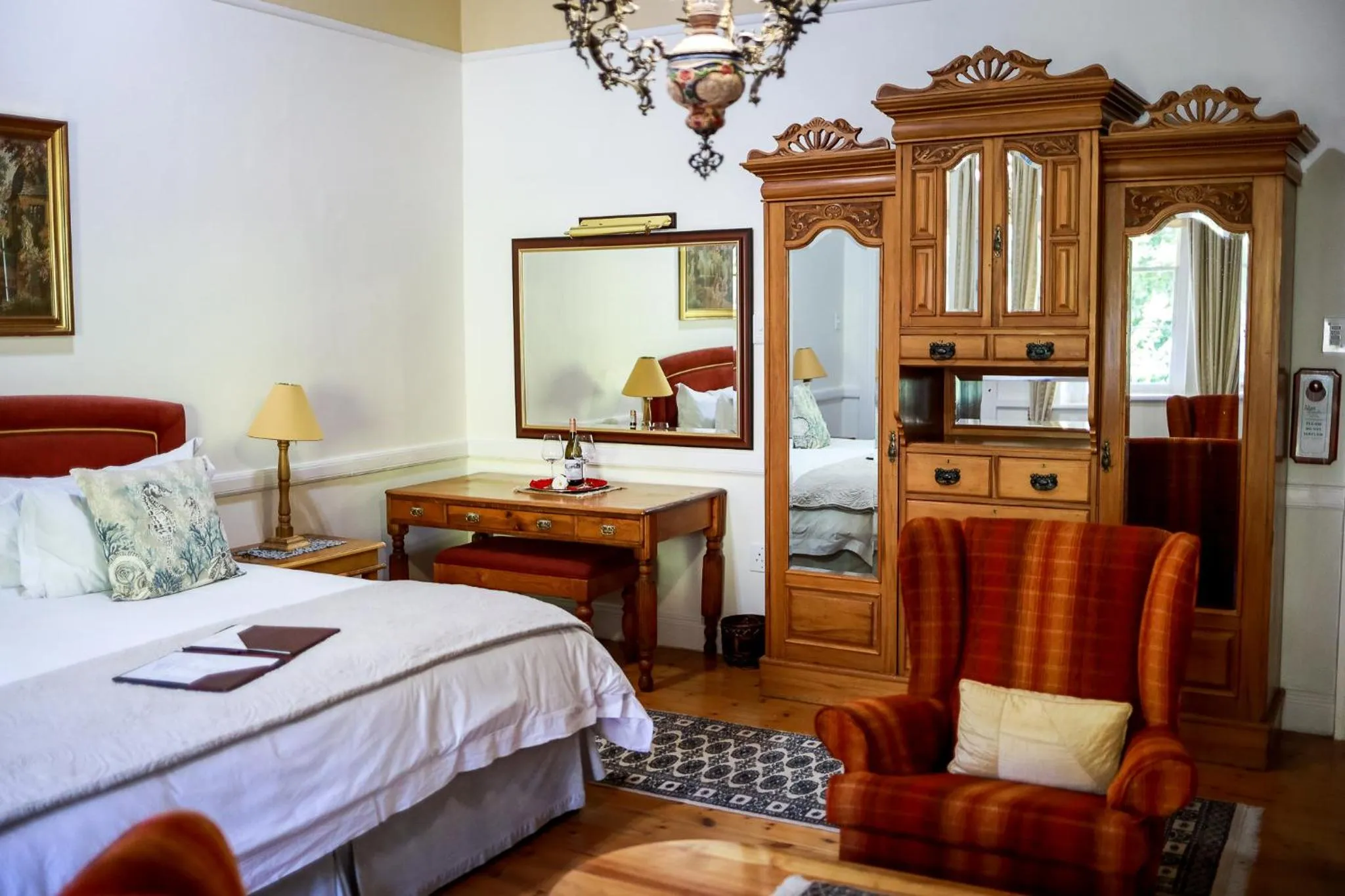 Bedroom, Bed in Altes Landhaus Country Lodge