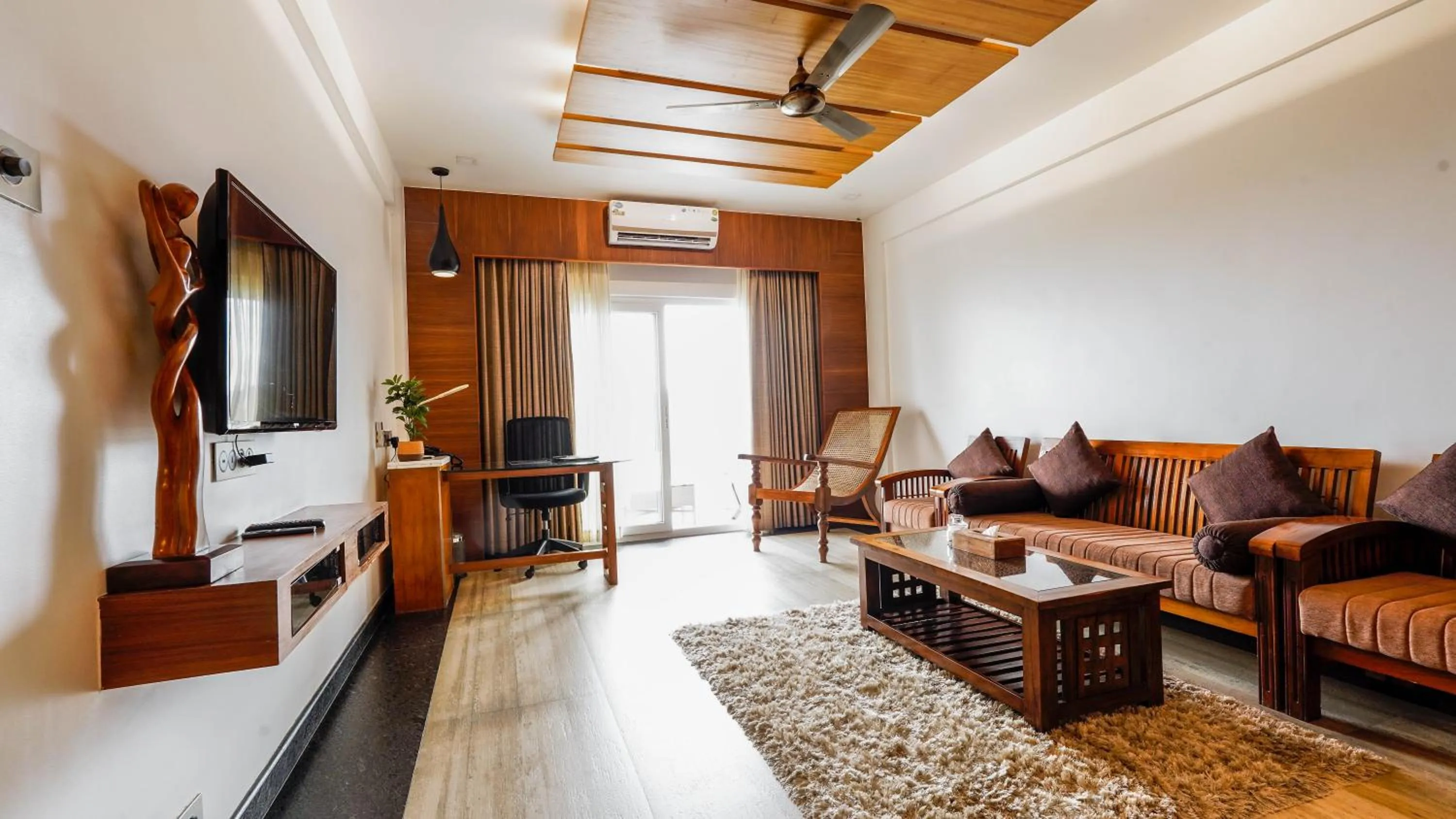 Living room in Chandys Windy Woods Munnar