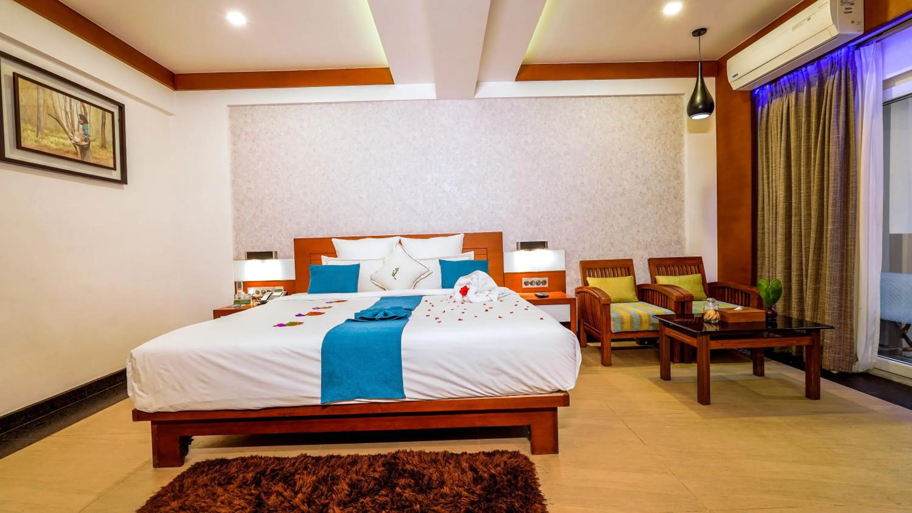 Bed in Chandys Windy Woods Munnar