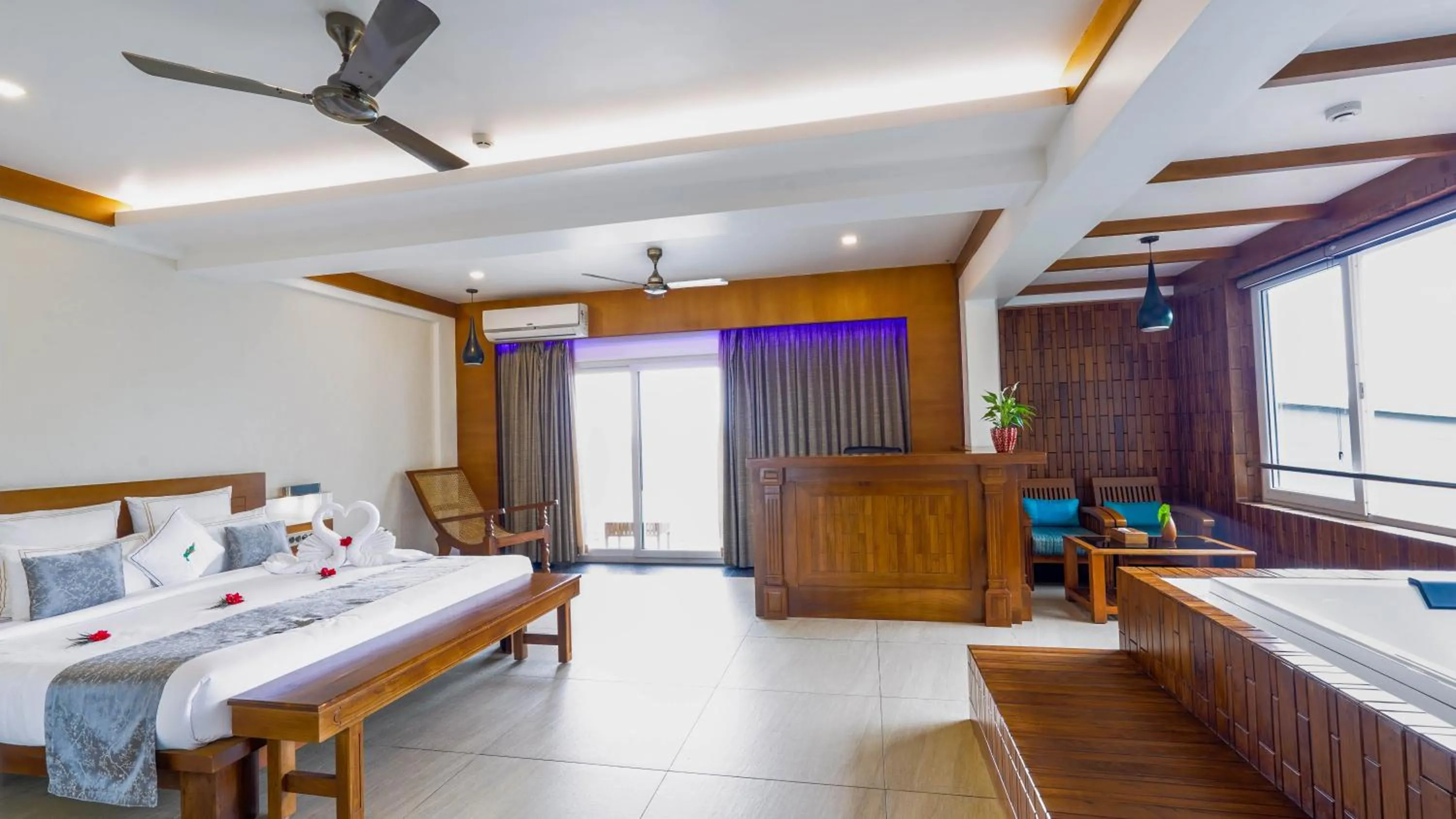 Bed in Chandys Windy Woods Munnar