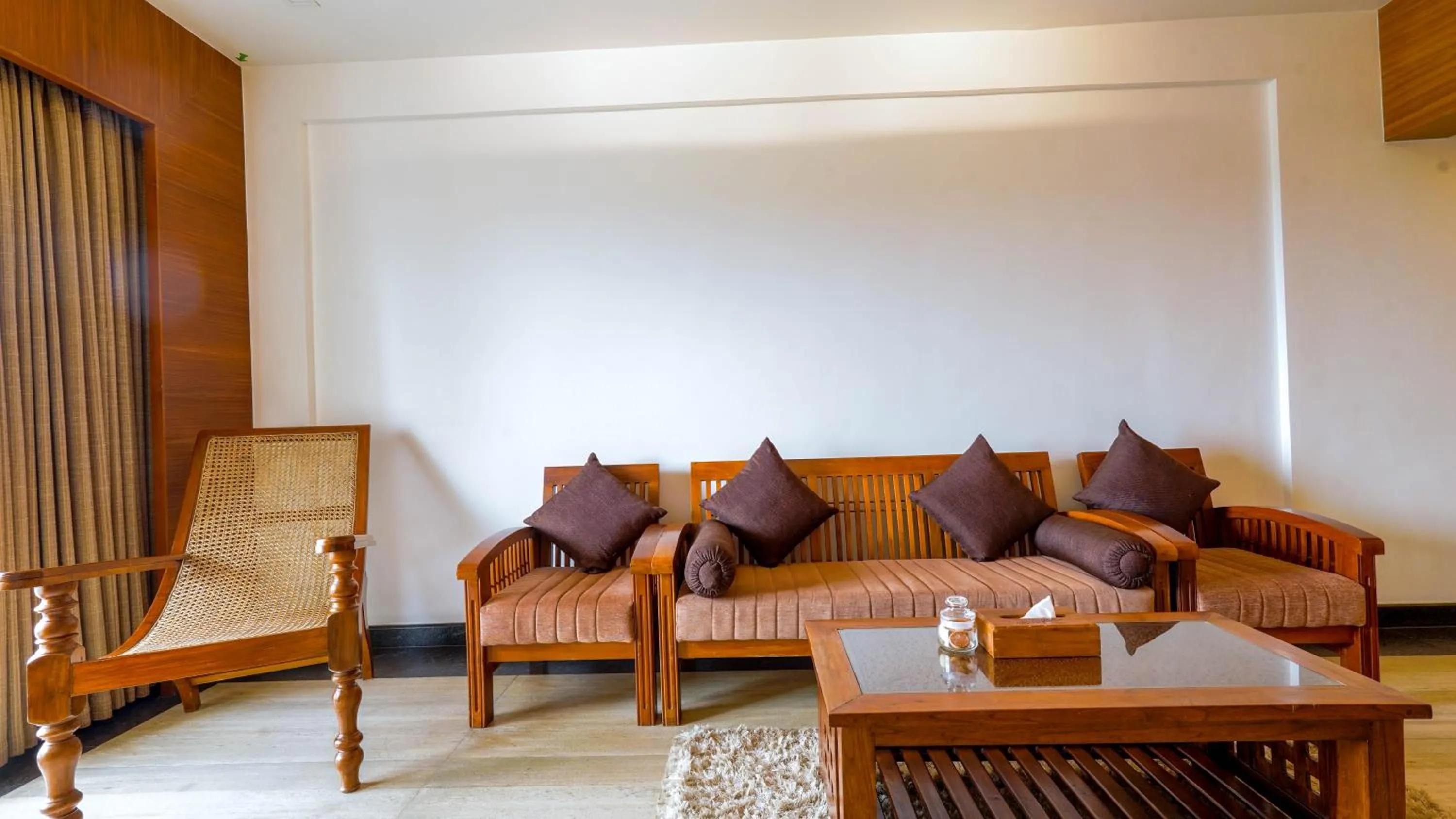 Living room in Chandys Windy Woods Munnar