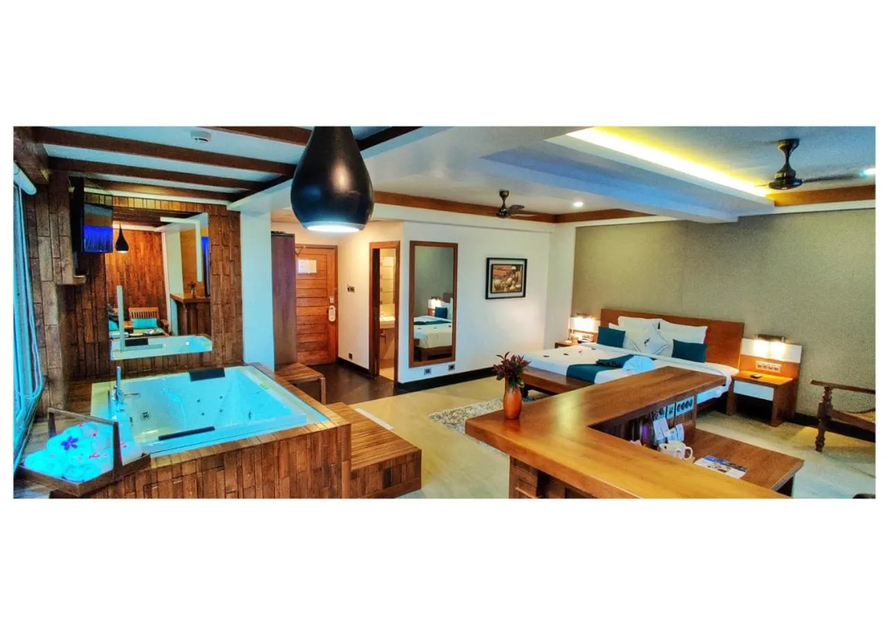 Hot Tub, Bed in Chandys Windy Woods Munnar