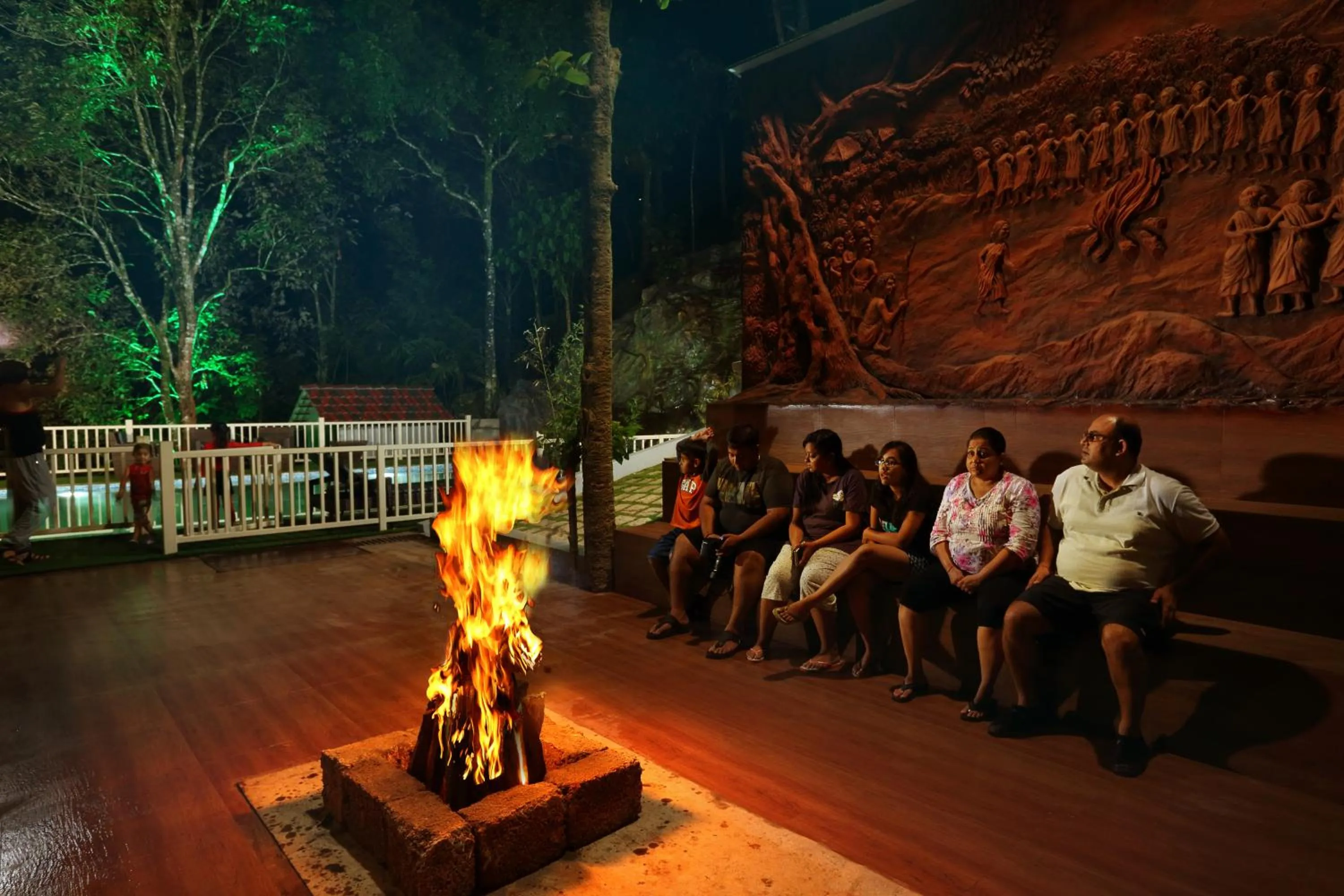 Patio in Chandys Windy Woods Munnar