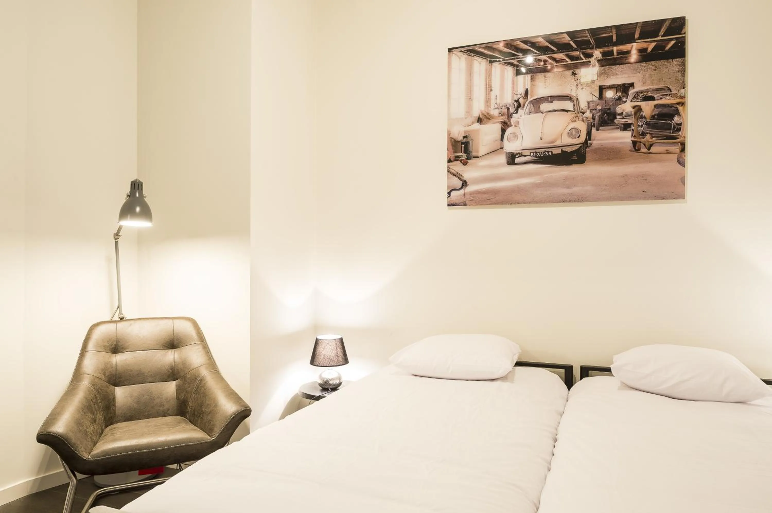 Bedroom, Bed in Getaway Leuven