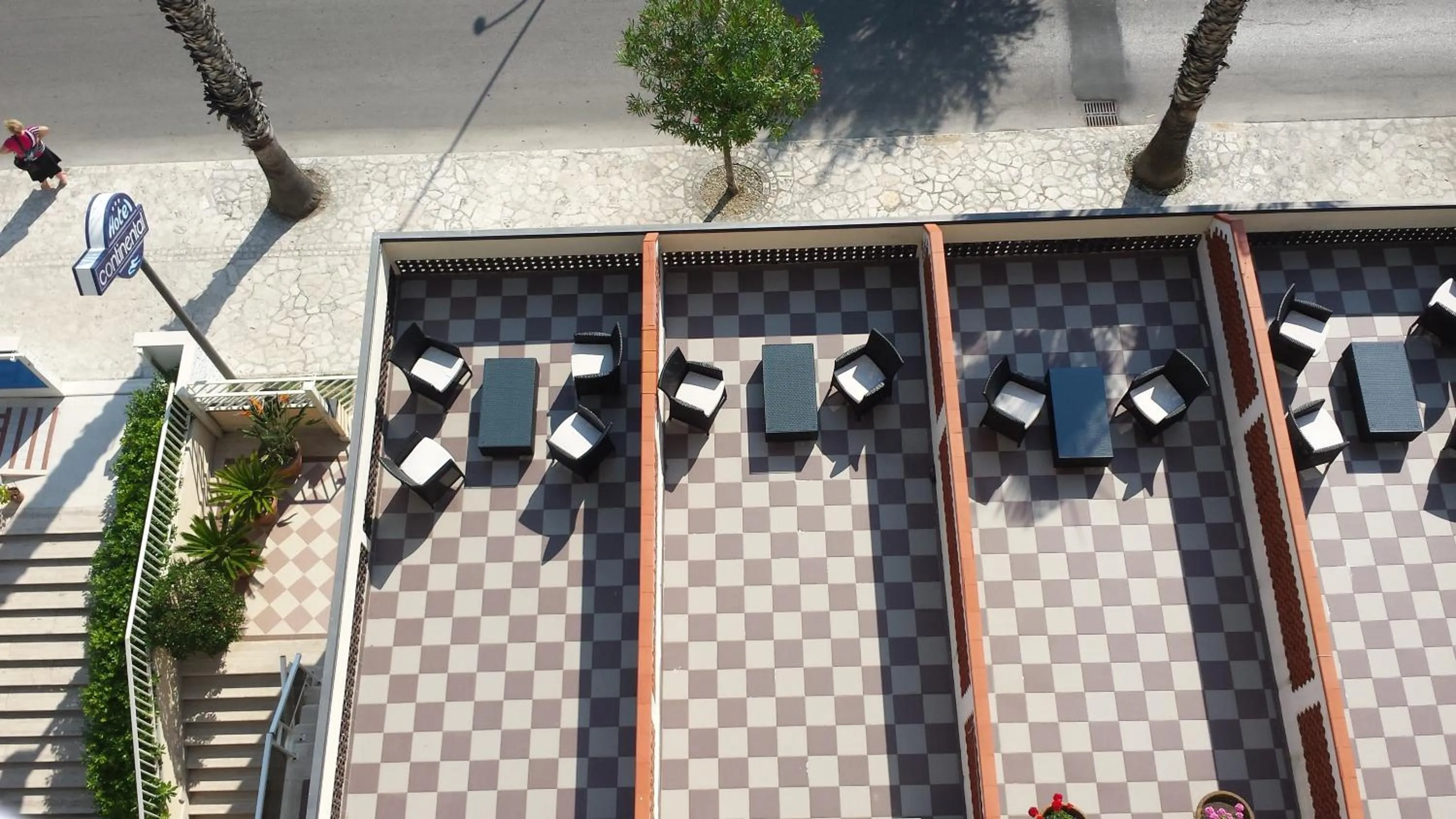 Balcony/Terrace in Hotel Continental