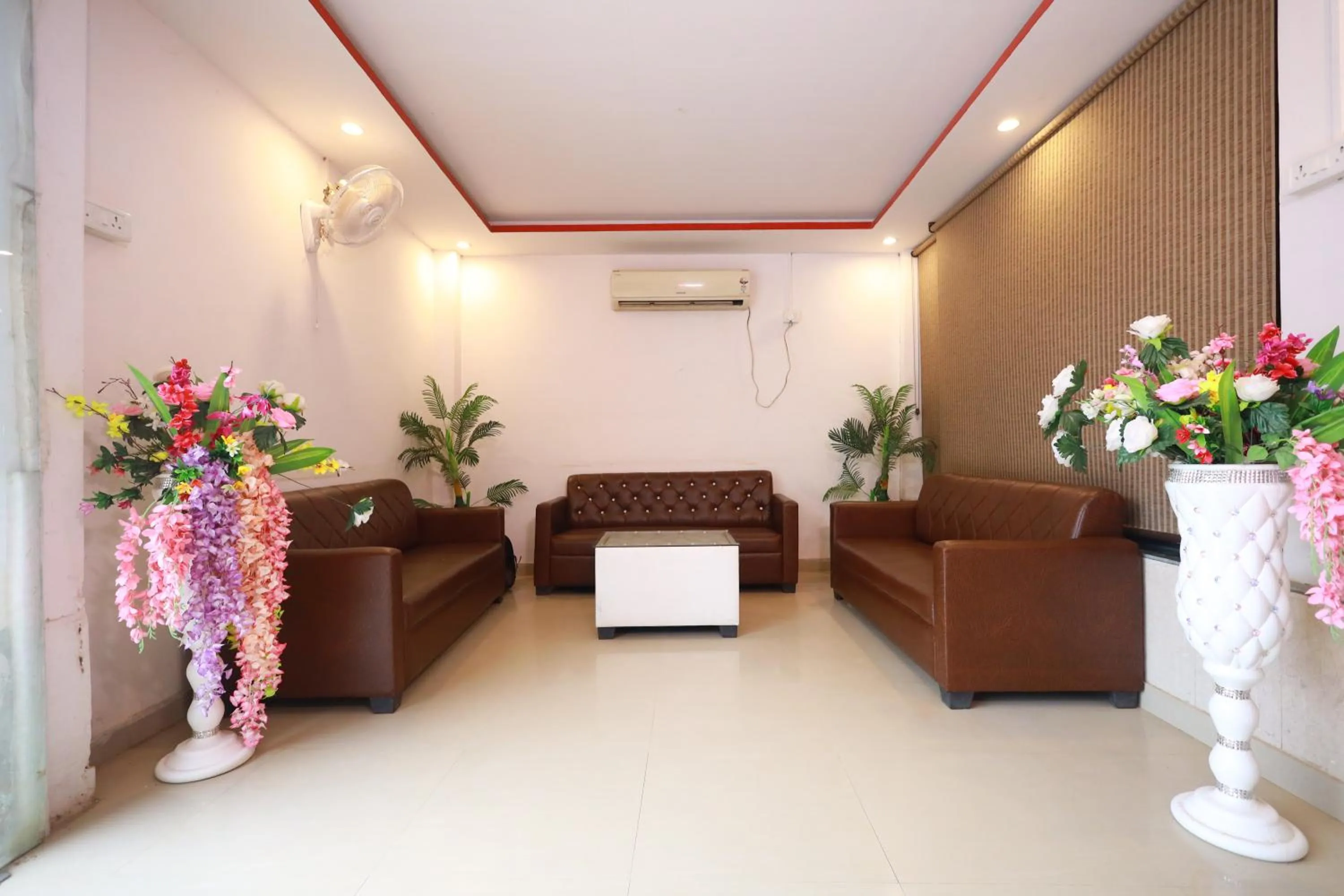 Seating area in Raj Resort