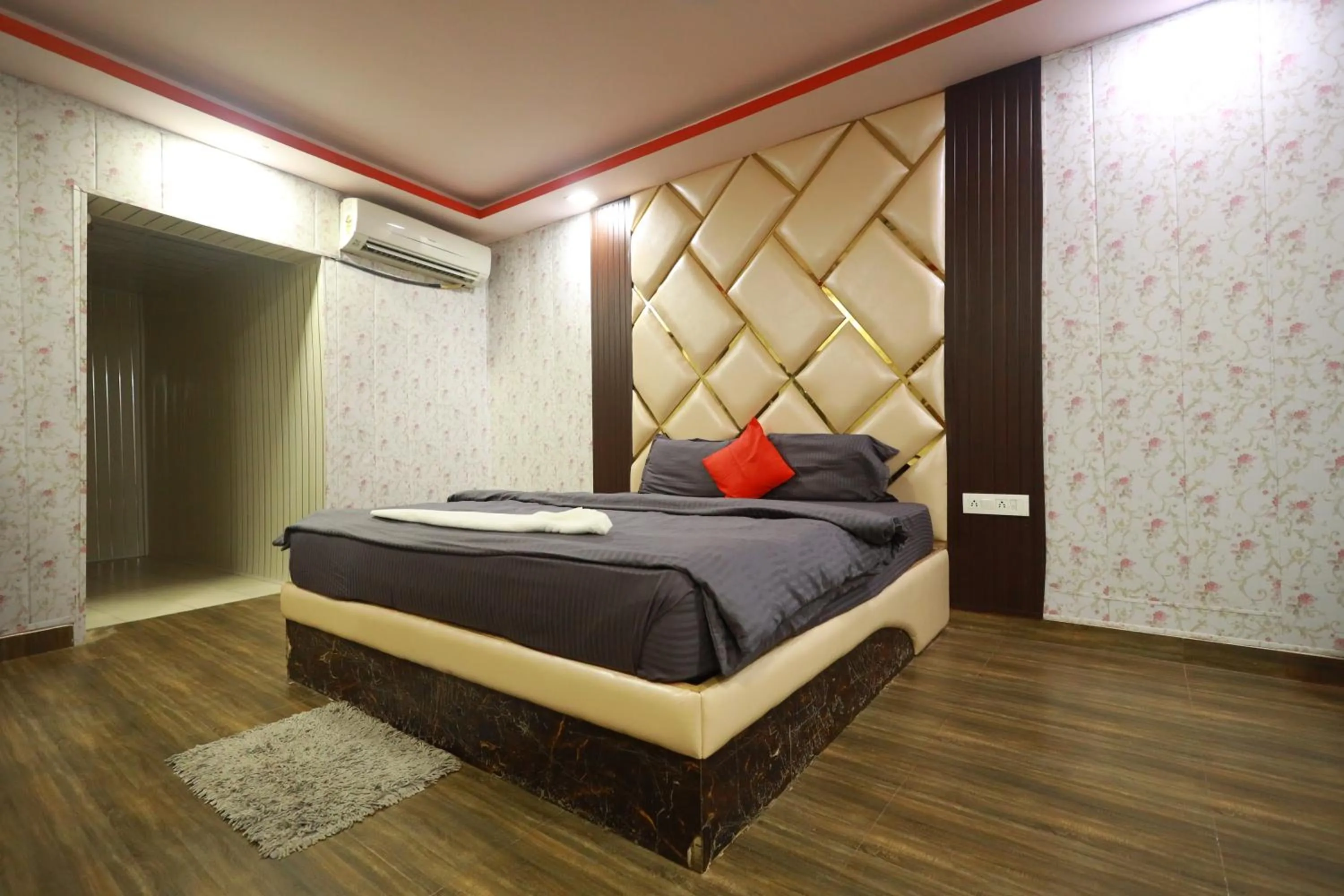 Bed in Raj Resort