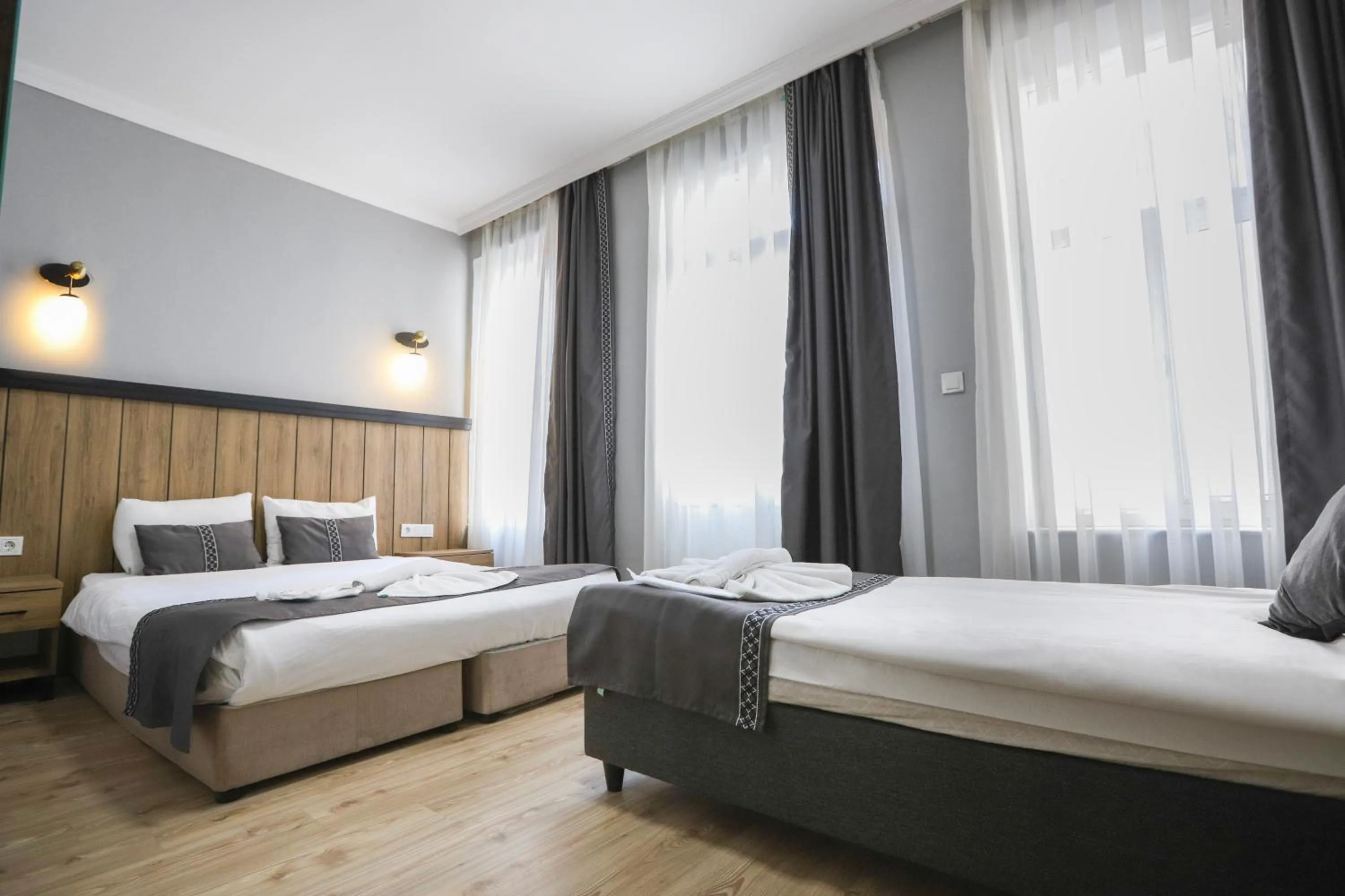 Bed in LA PERA SUİTES