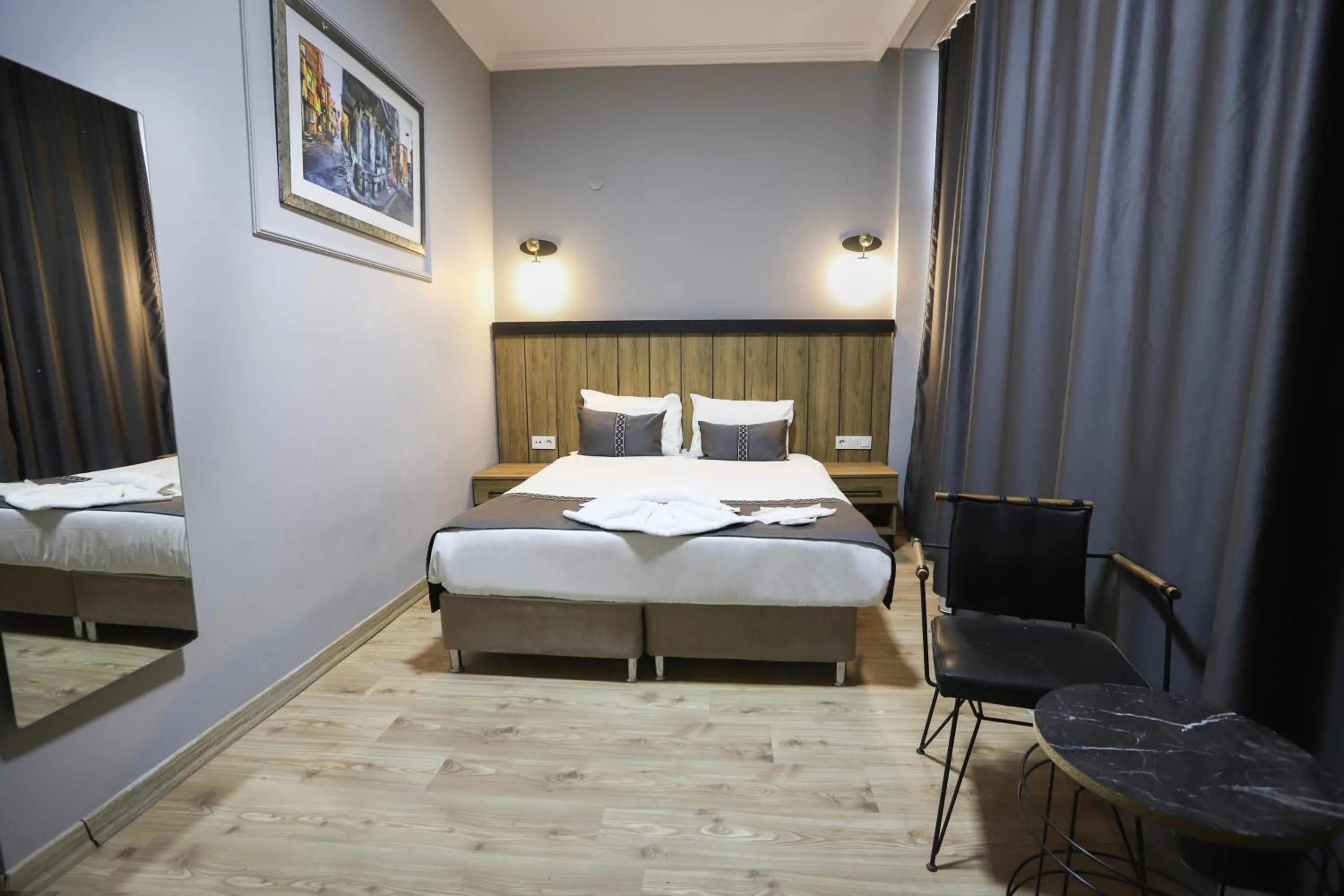 Bed in LA PERA SUİTES