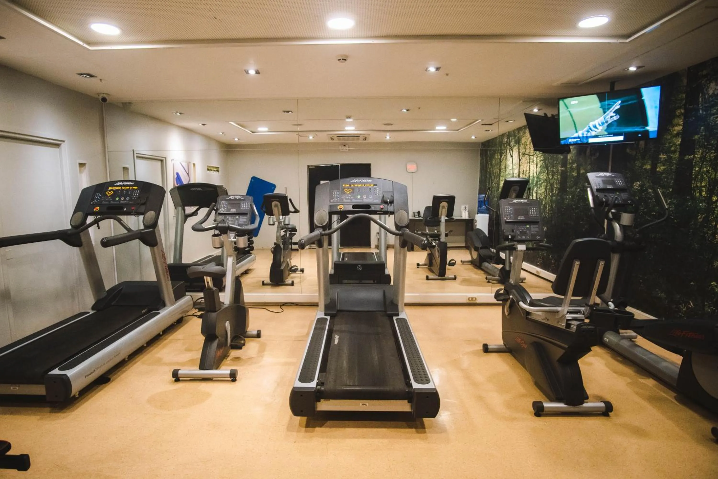 Fitness centre/facilities in Novotel Santiago Vitacura
