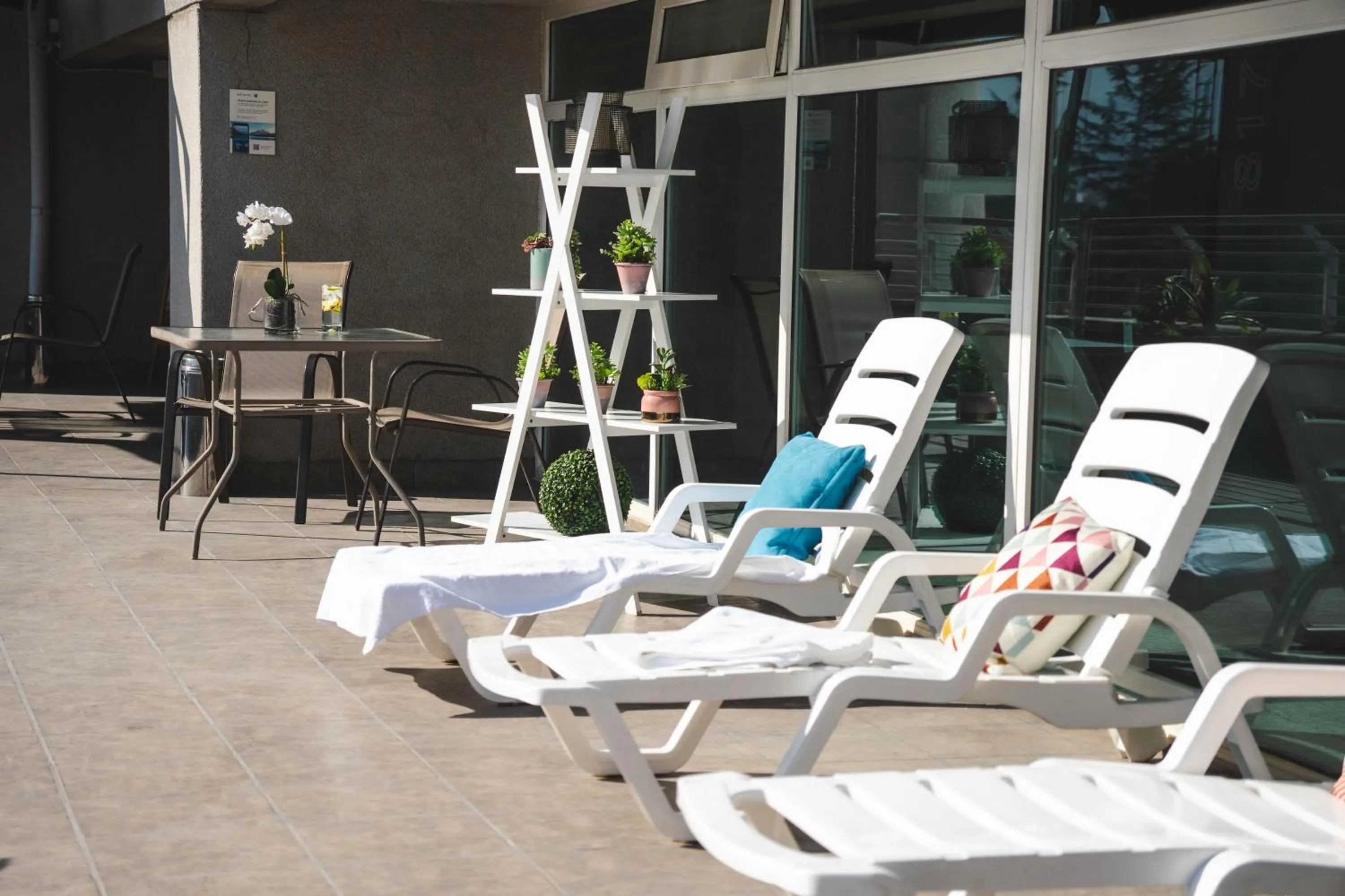 Balcony/Terrace in Novotel Santiago Vitacura