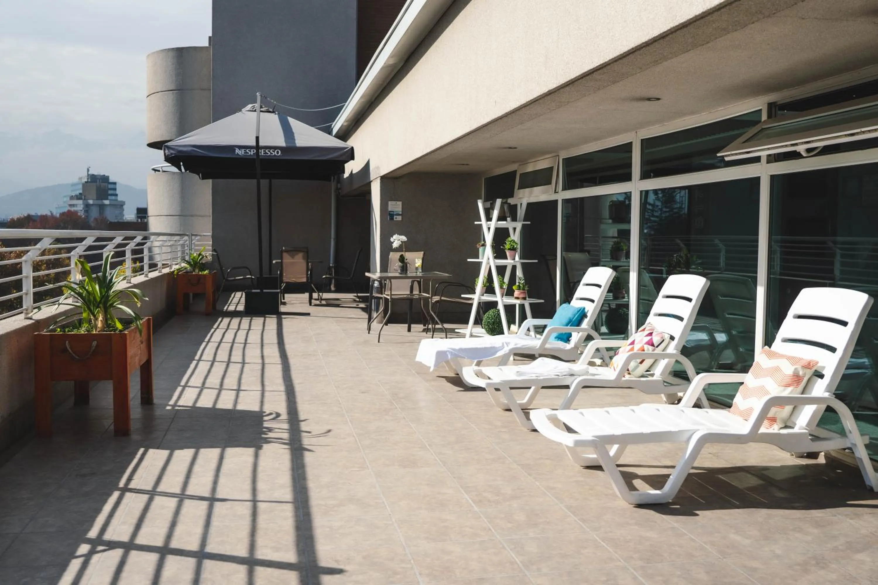 Balcony/Terrace in Novotel Santiago Vitacura