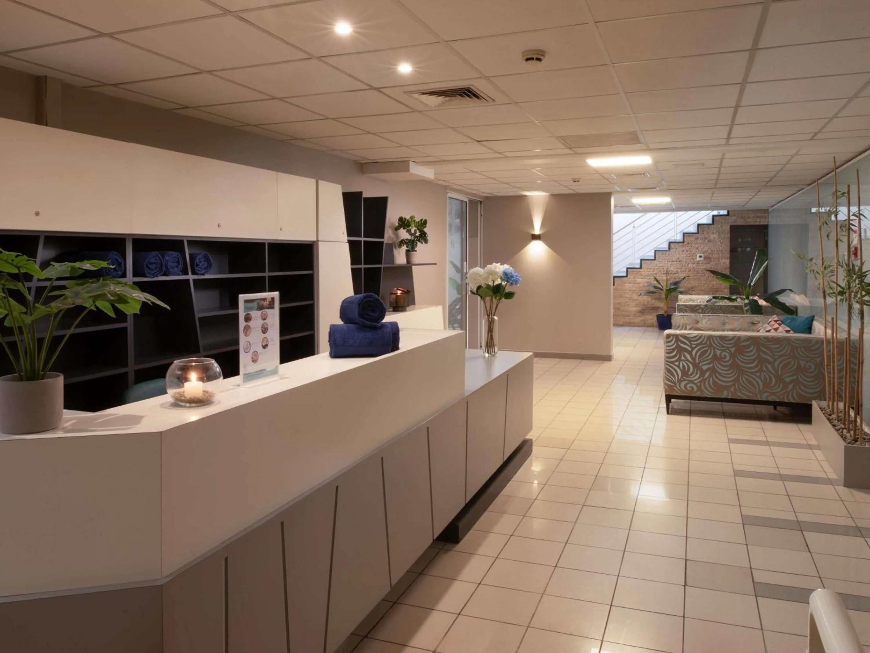 Pool view in Novotel Santiago Vitacura