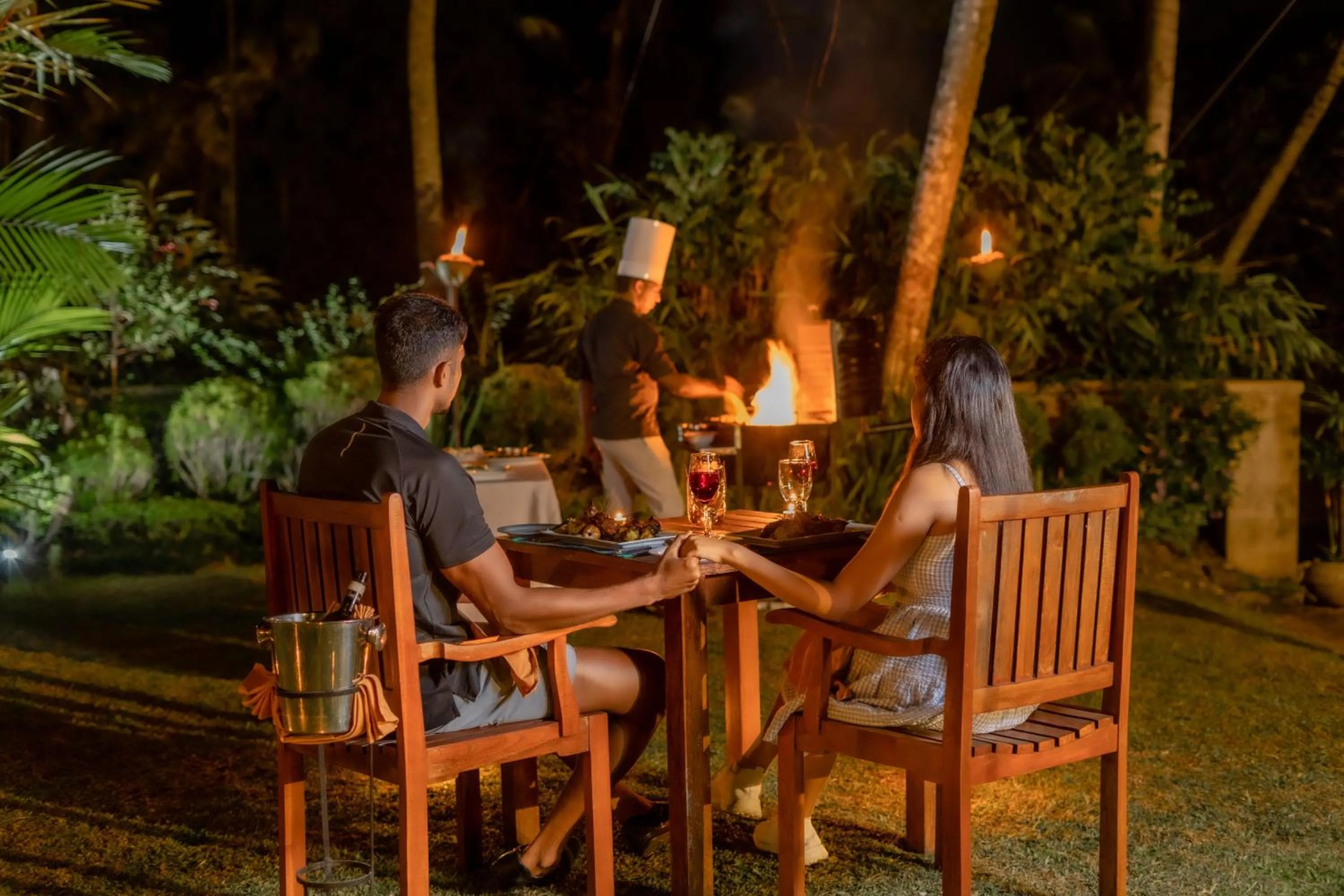 BBQ facilities in Athulya Villas, Kandy