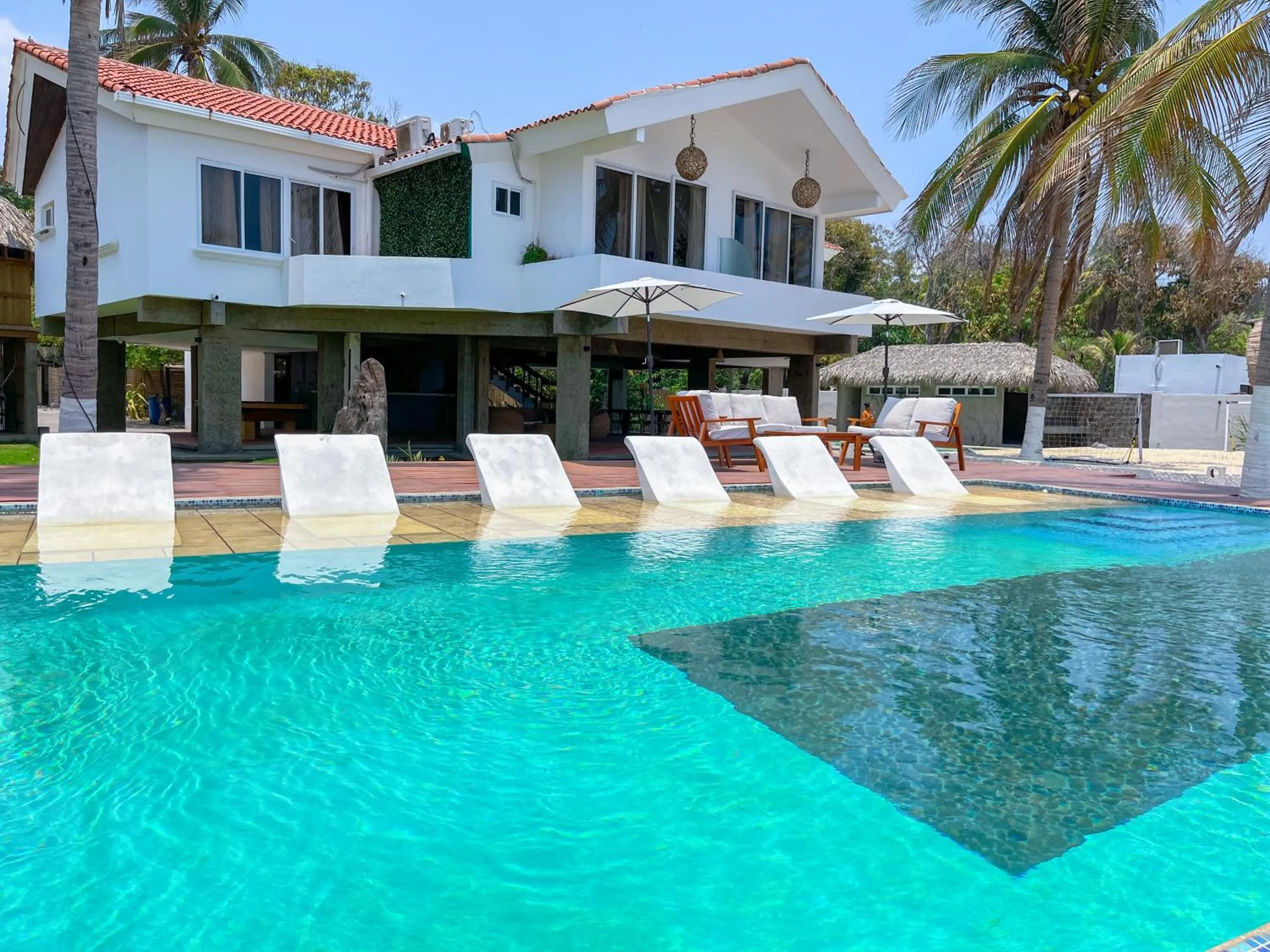 Pool view in Casa Playa Blanca