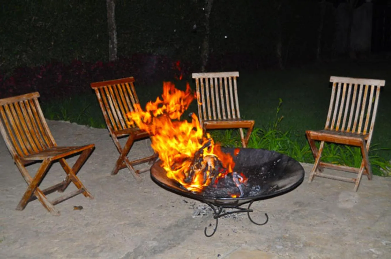 Seating area in Fina Gardens Resort, Naivasha