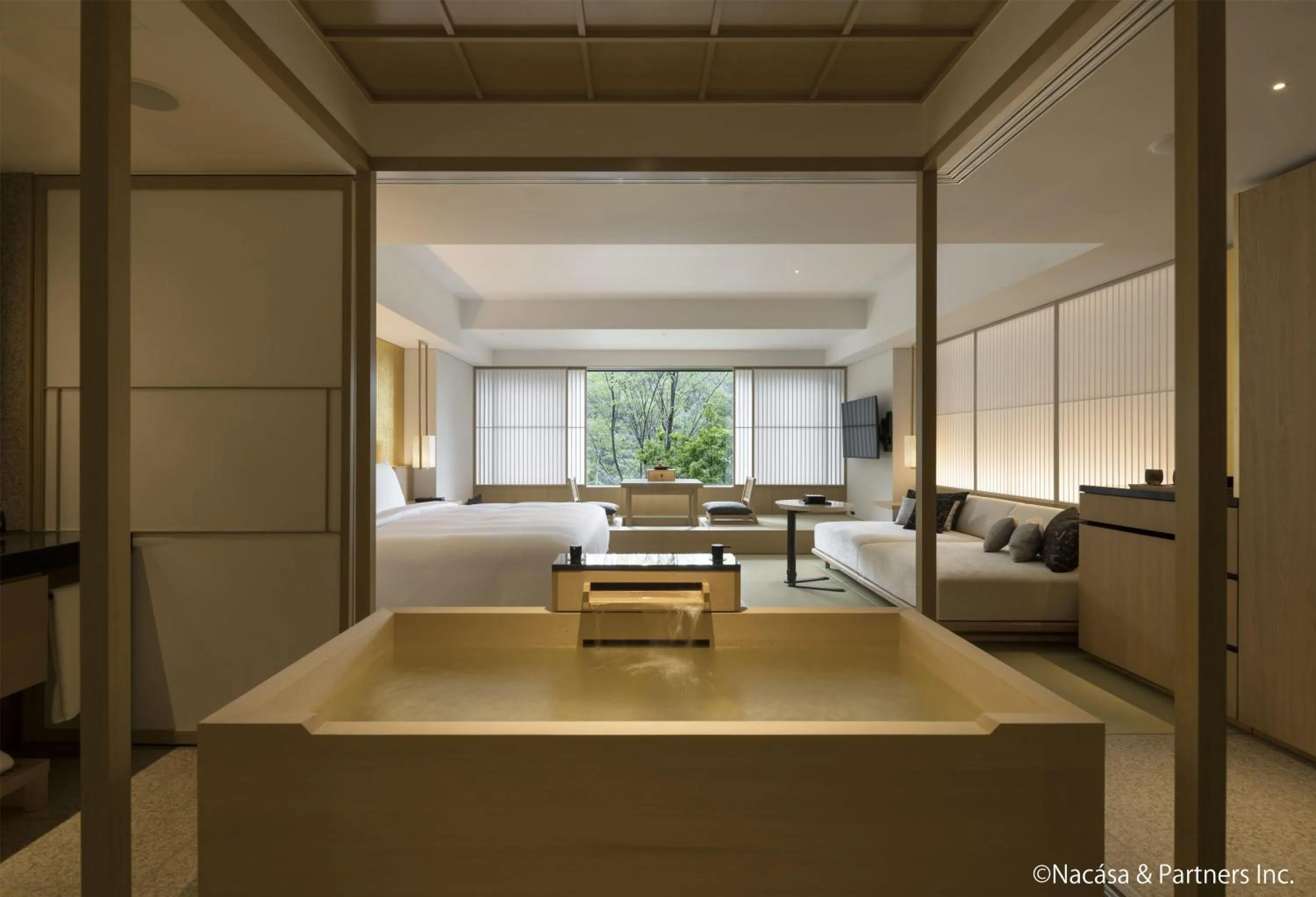 Property building, Bed in Banyan Tree Higashiyama Kyoto