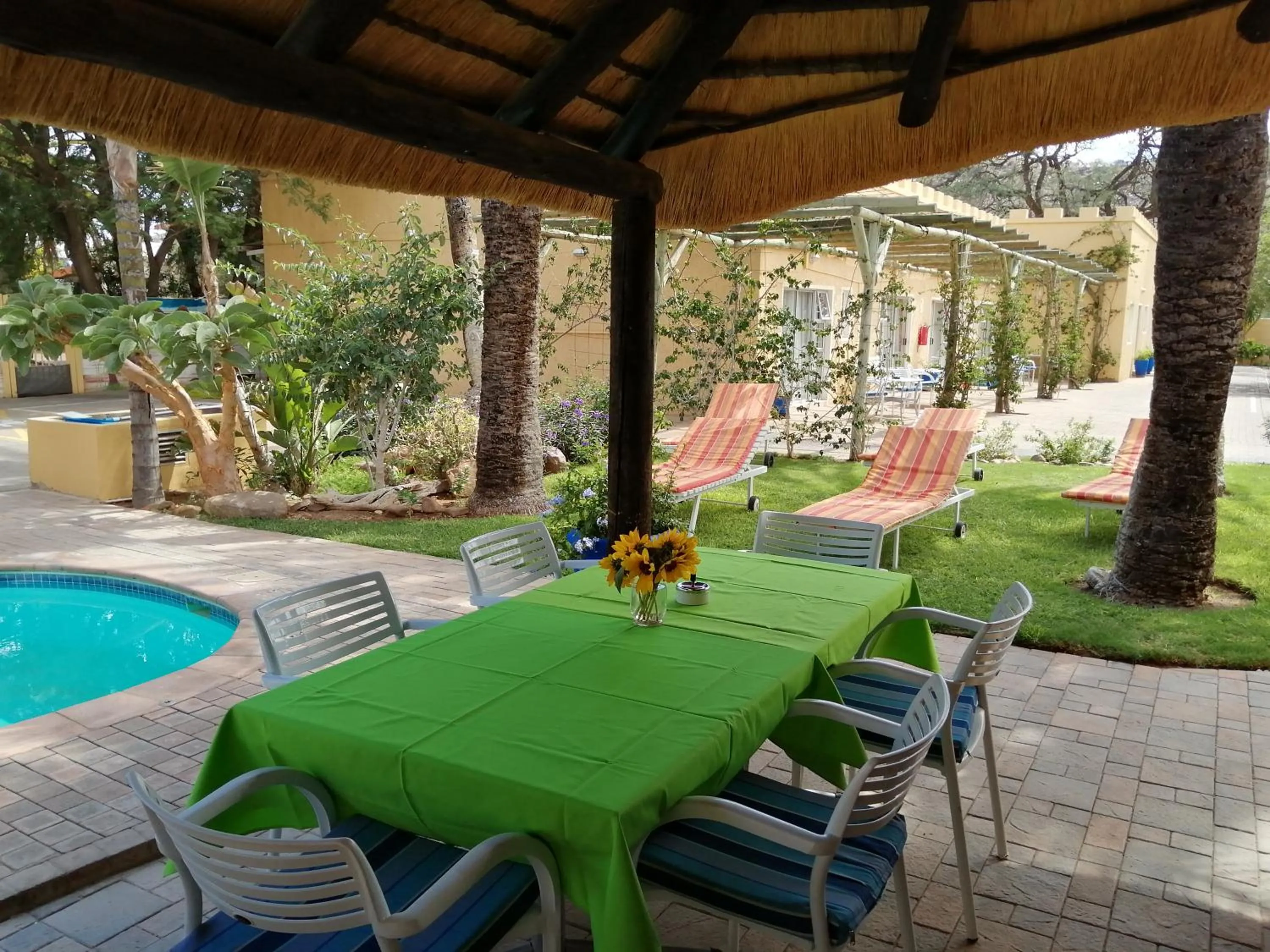 Patio in Capbon Guesthouse