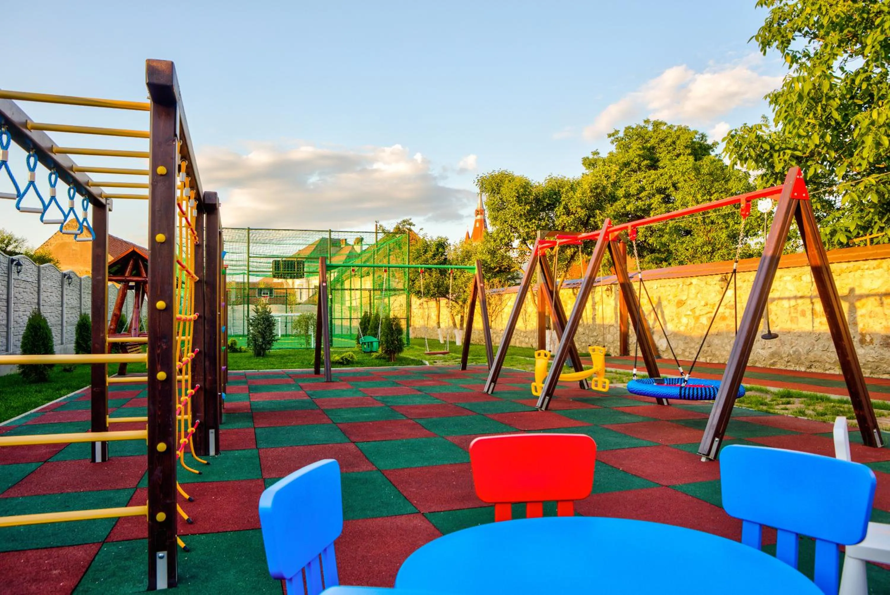 Children play ground in Conacul Ambient