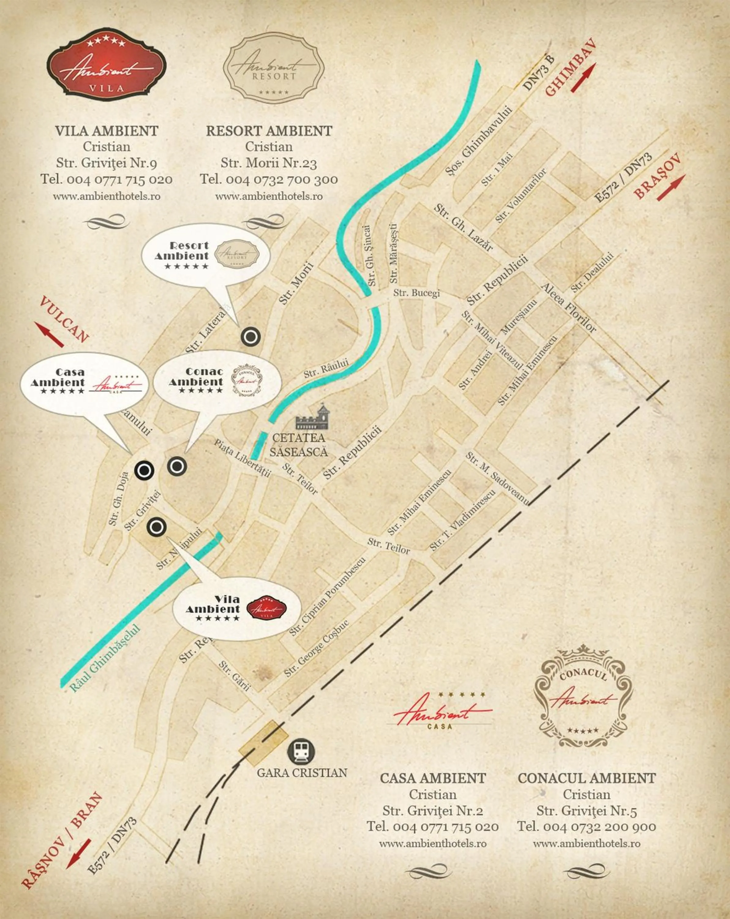 Landmark view in Conacul Ambient