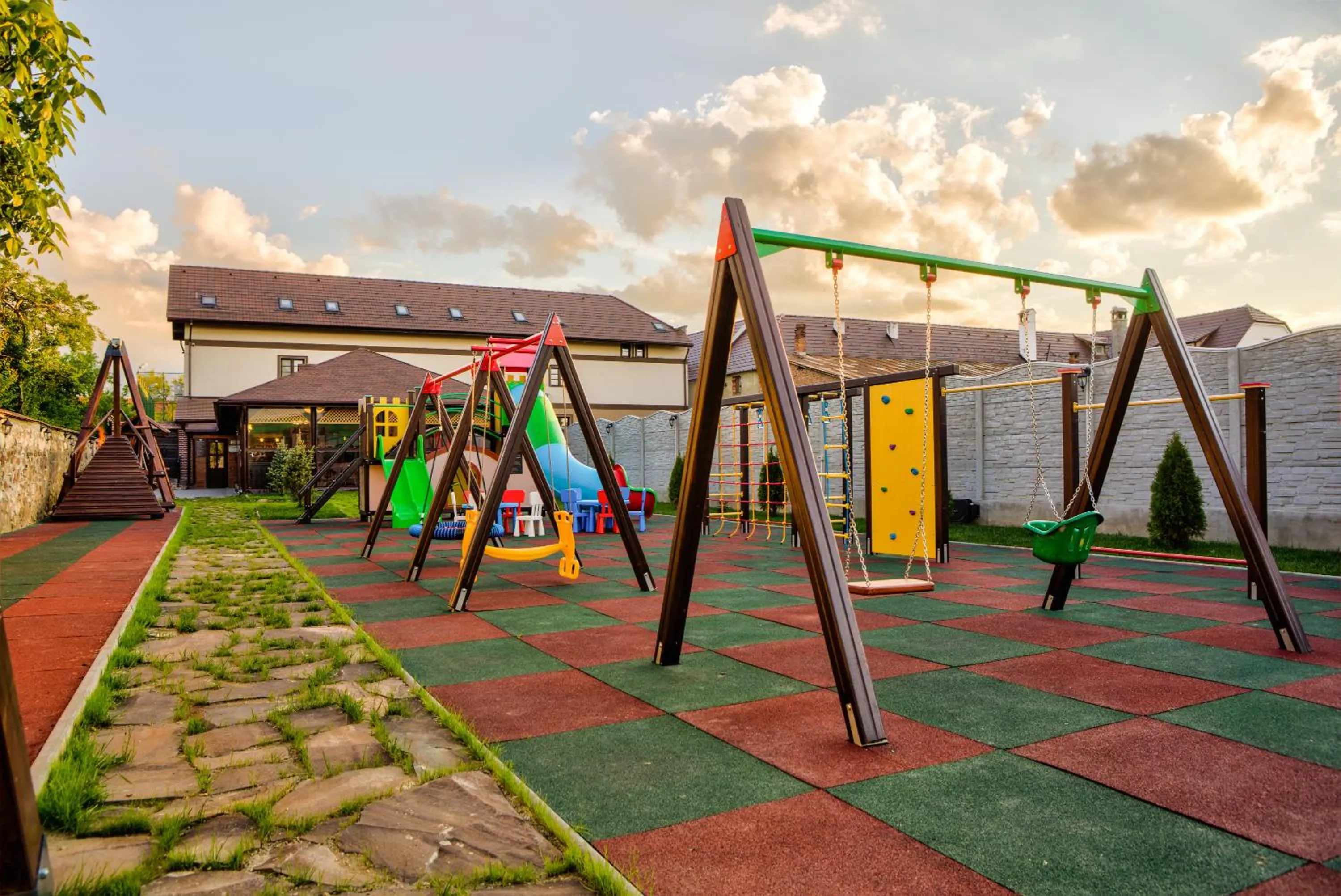 Children play ground in Conacul Ambient
