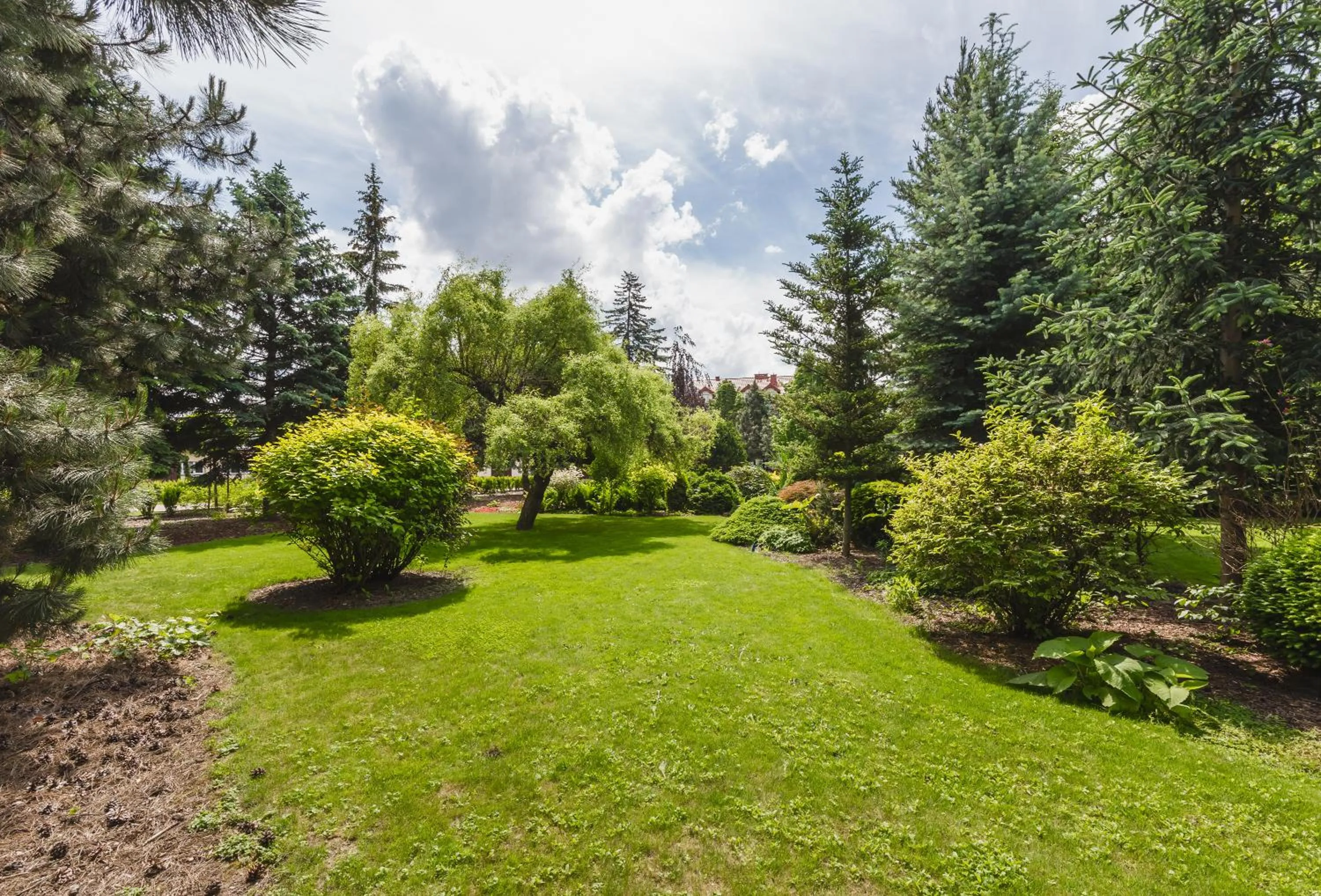 Garden in Hostel Biały Dom