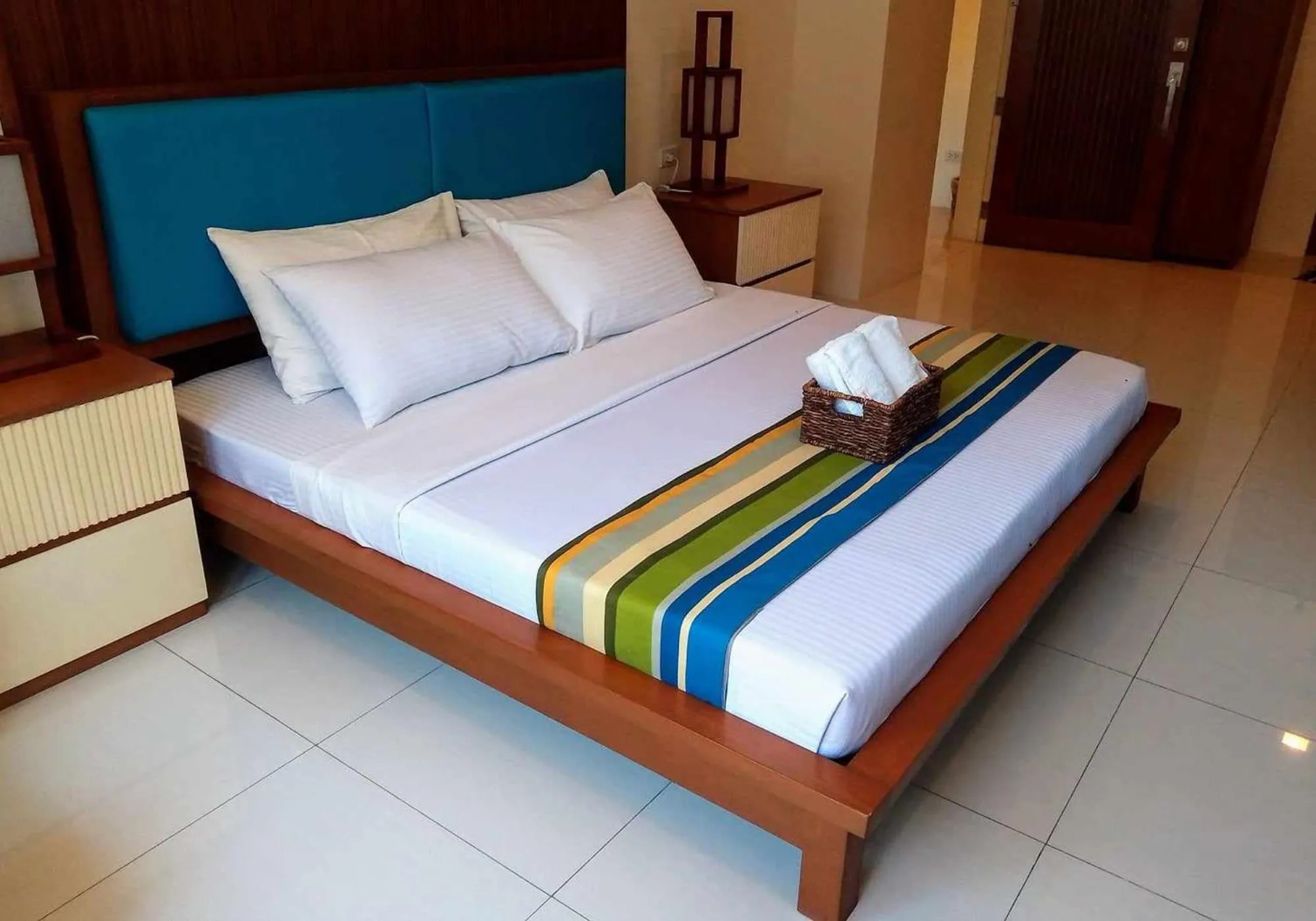 Bed in Puerto Del Sol Beach Resort and Hotel Club Bolinao Pangasinan