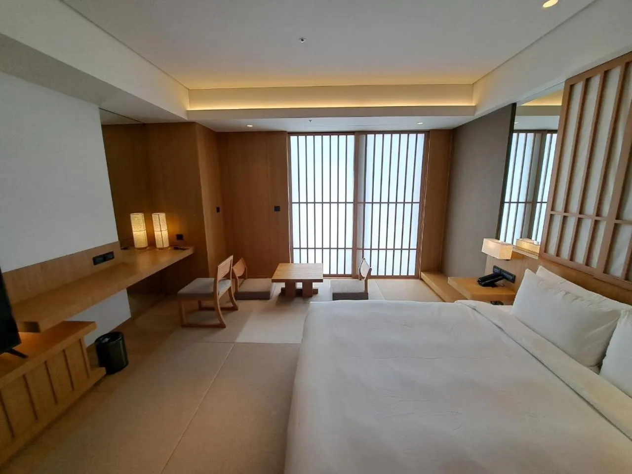 Bed in Boutech Wuri Village Hotel