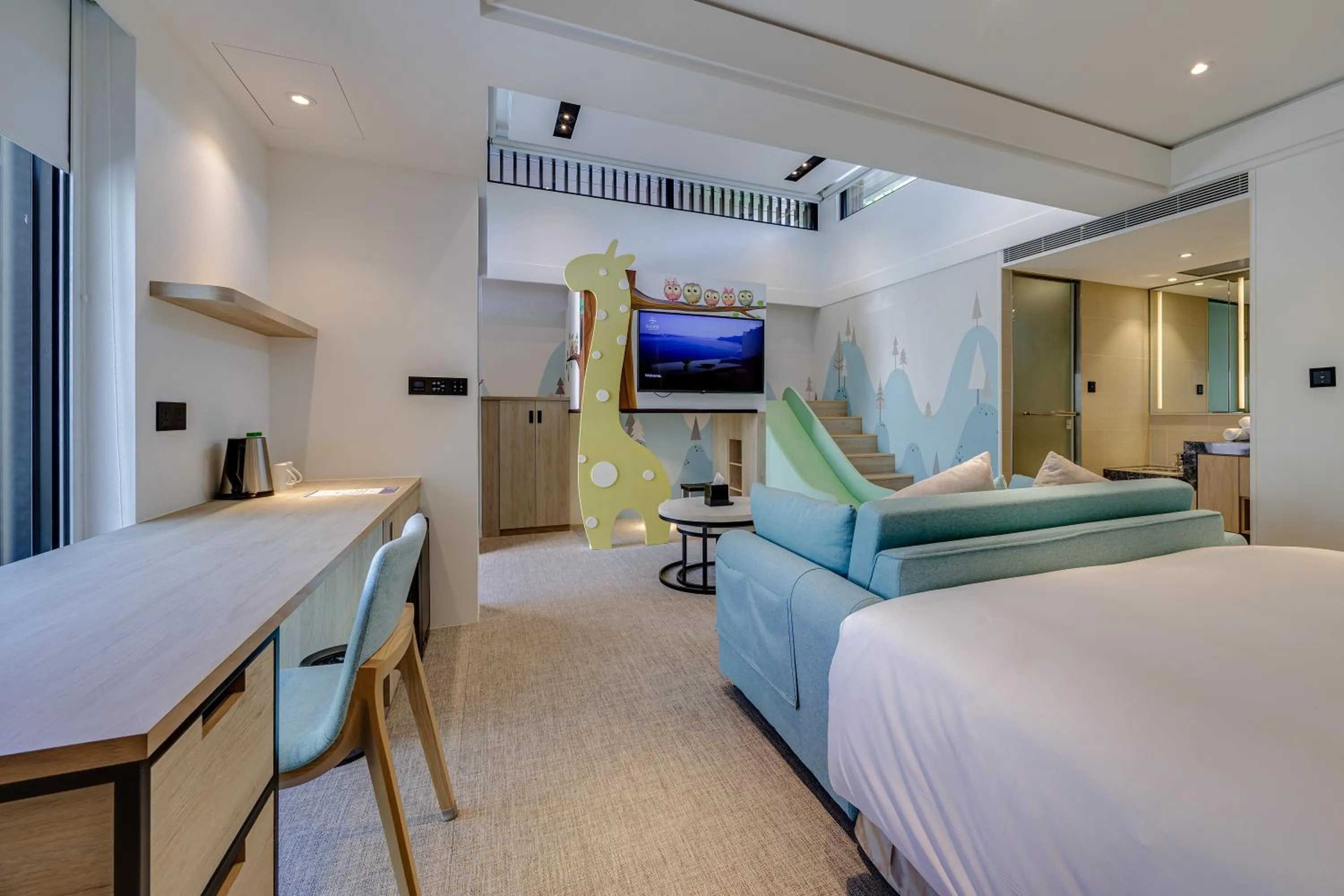 Bed in Boutech Wuri Village Hotel