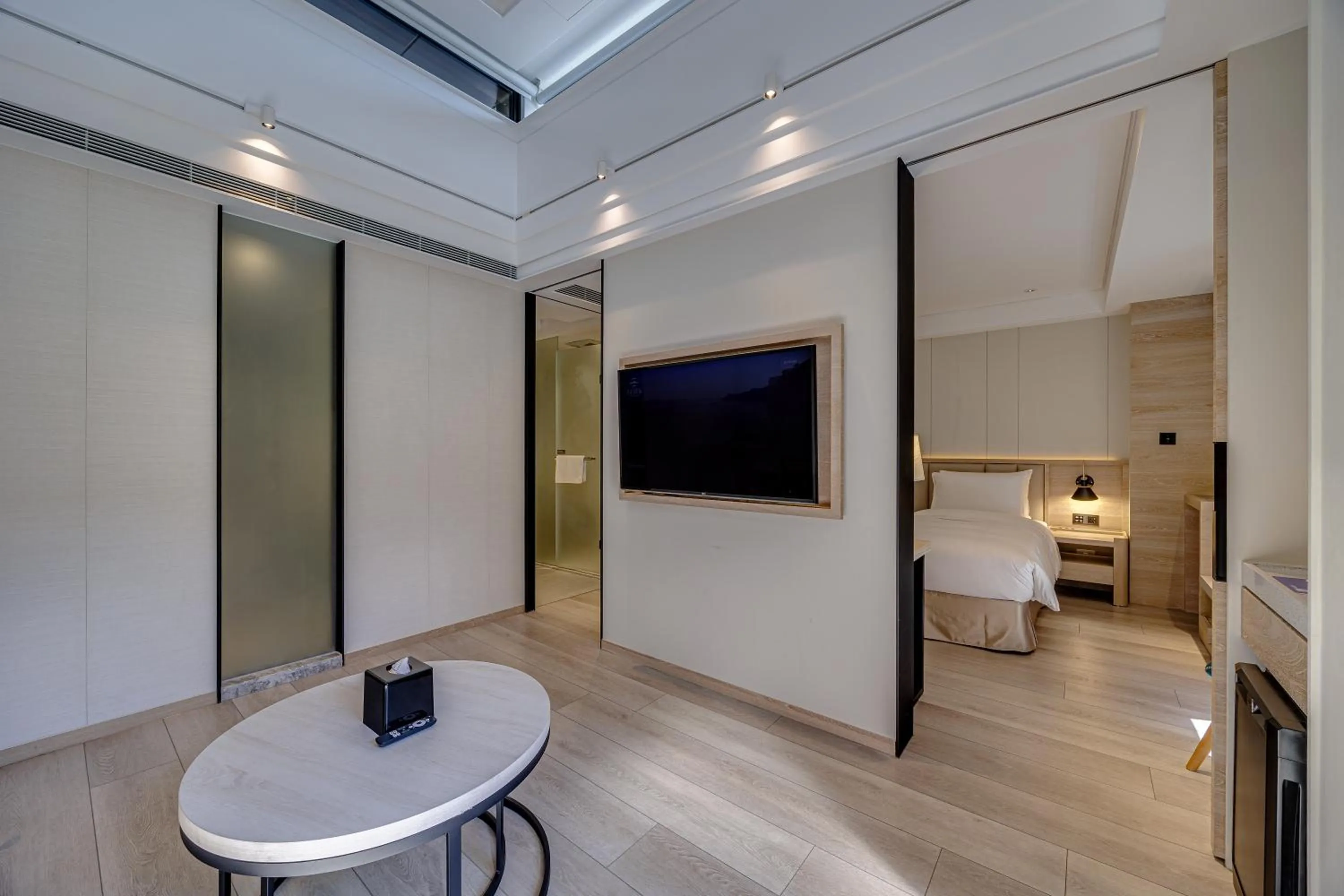 Bed in Boutech Wuri Village Hotel