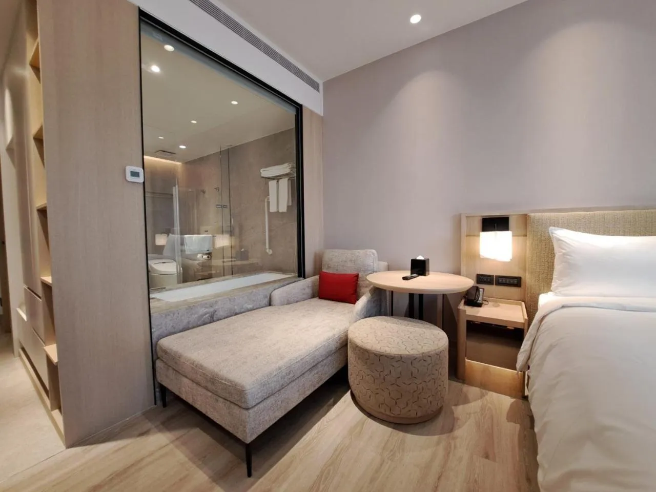 Bed in Boutech Wuri Village Hotel