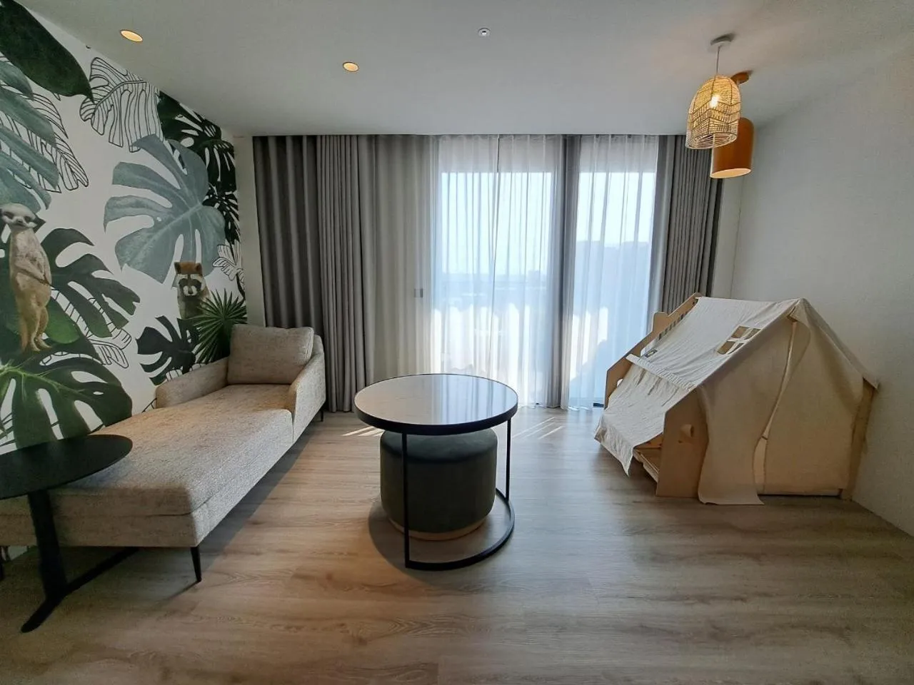 Bed in Boutech Wuri Village Hotel