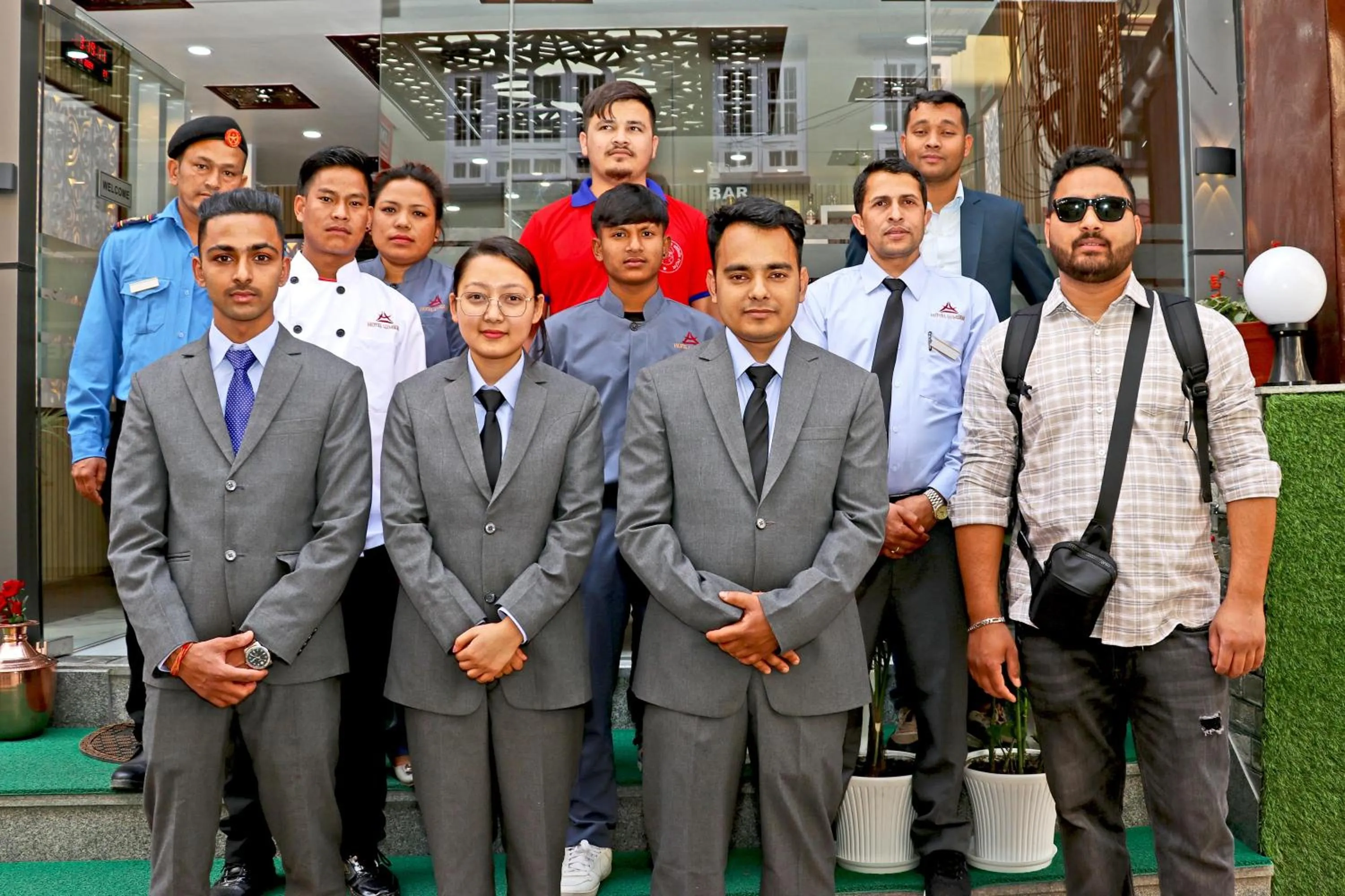 Staff in Hotel Lumbini Airport