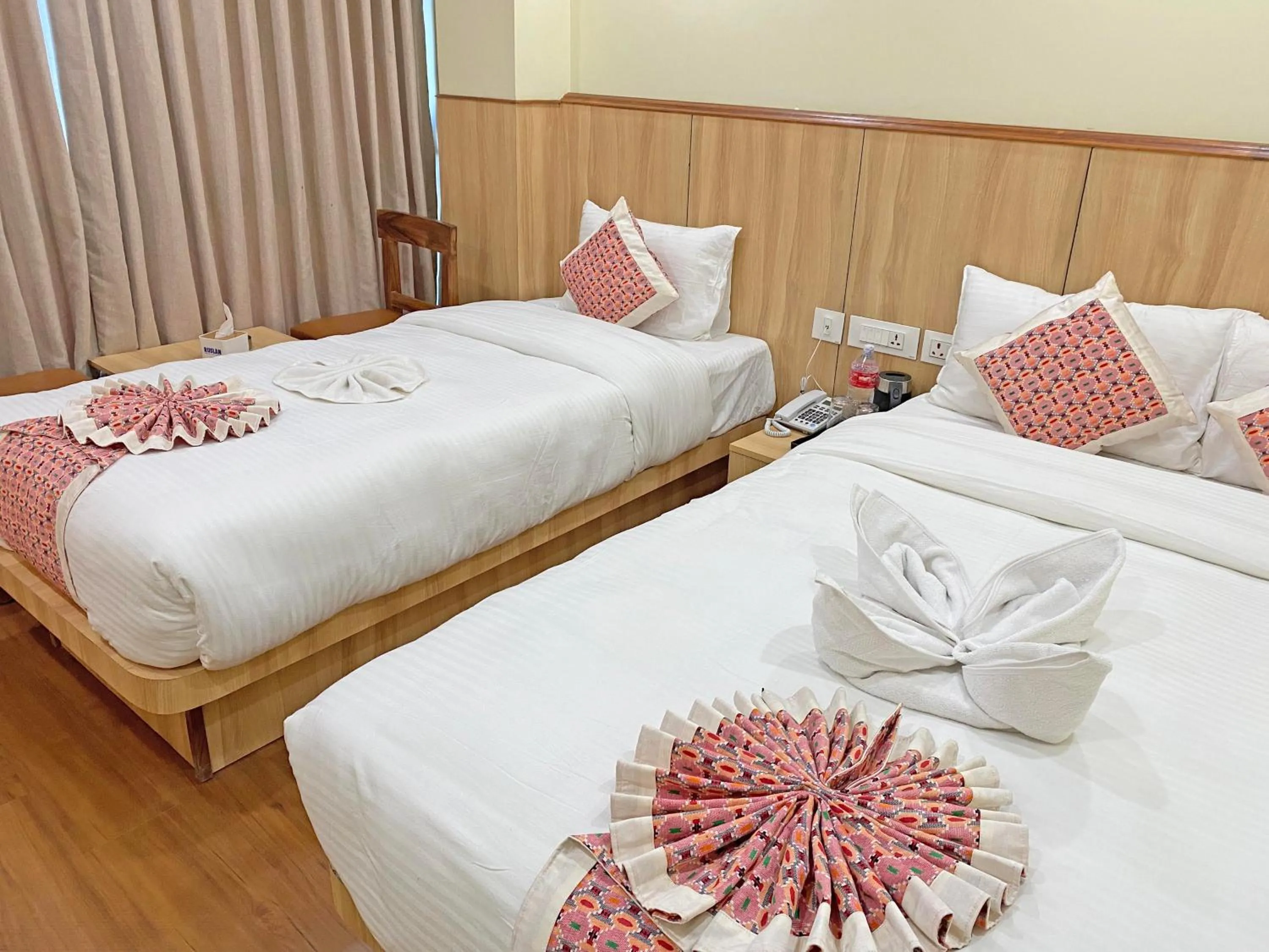 Bed in Hotel Lumbini Airport