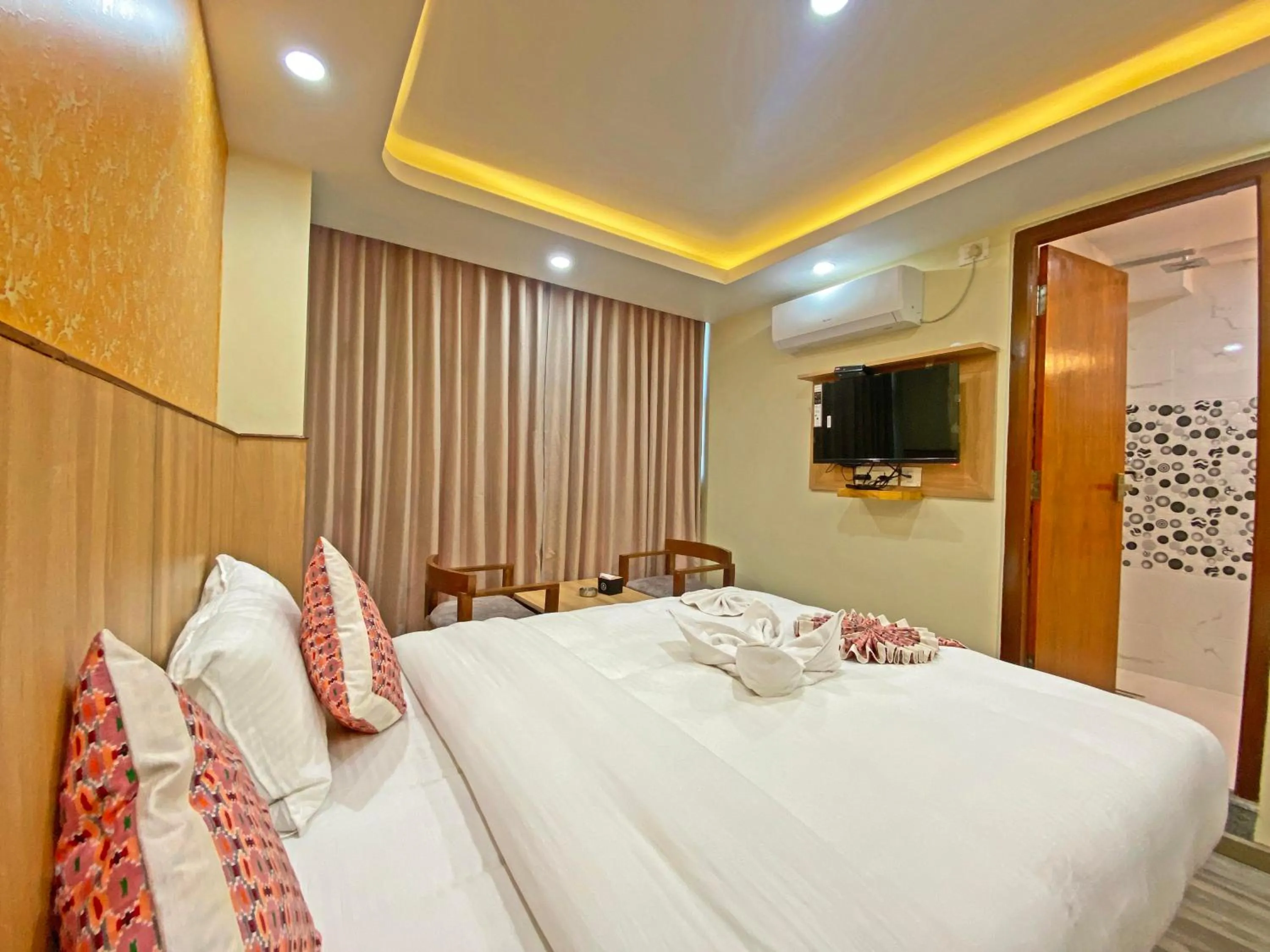 Bed in Hotel Lumbini Airport