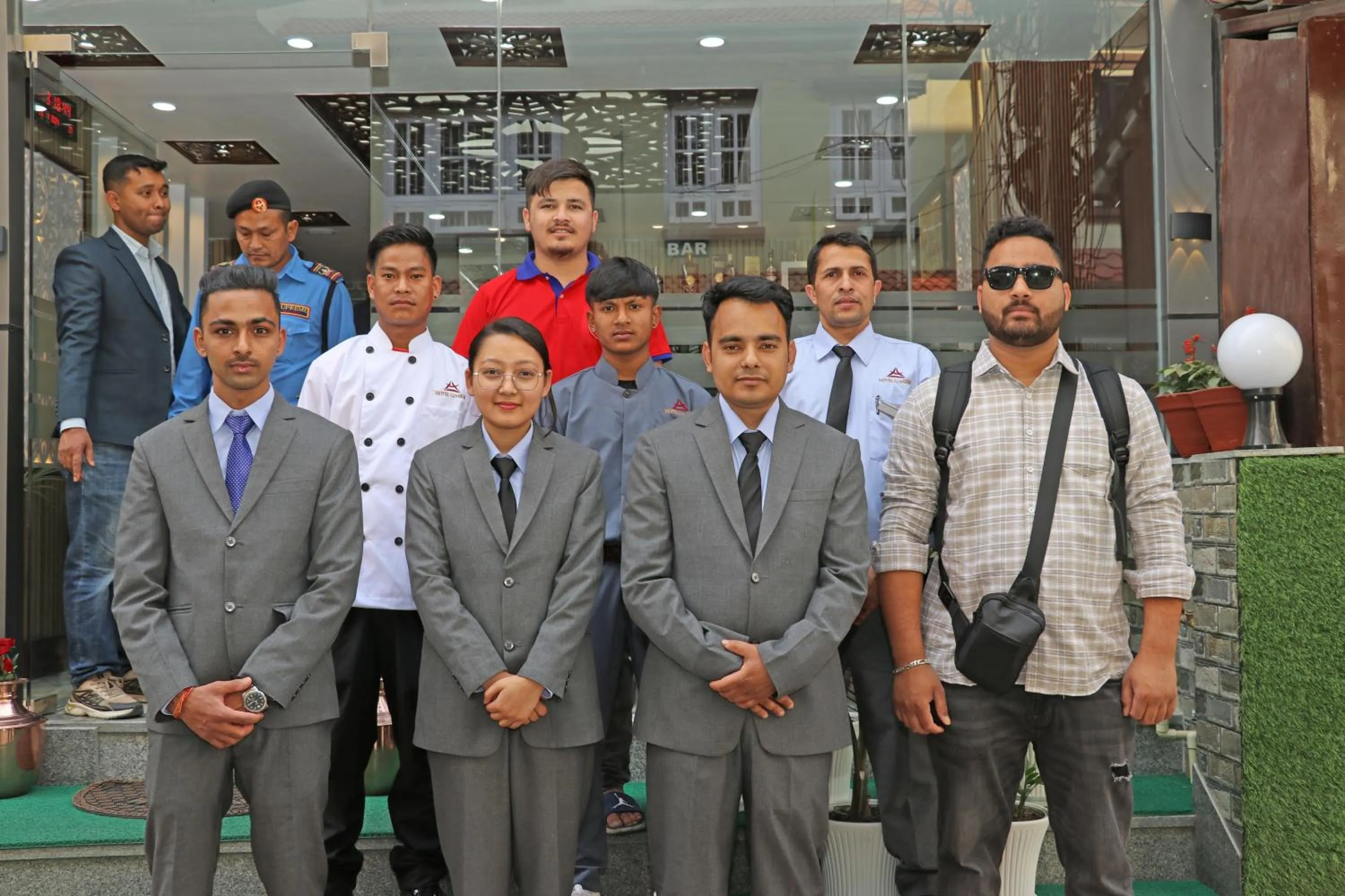 Staff in Hotel Lumbini Airport