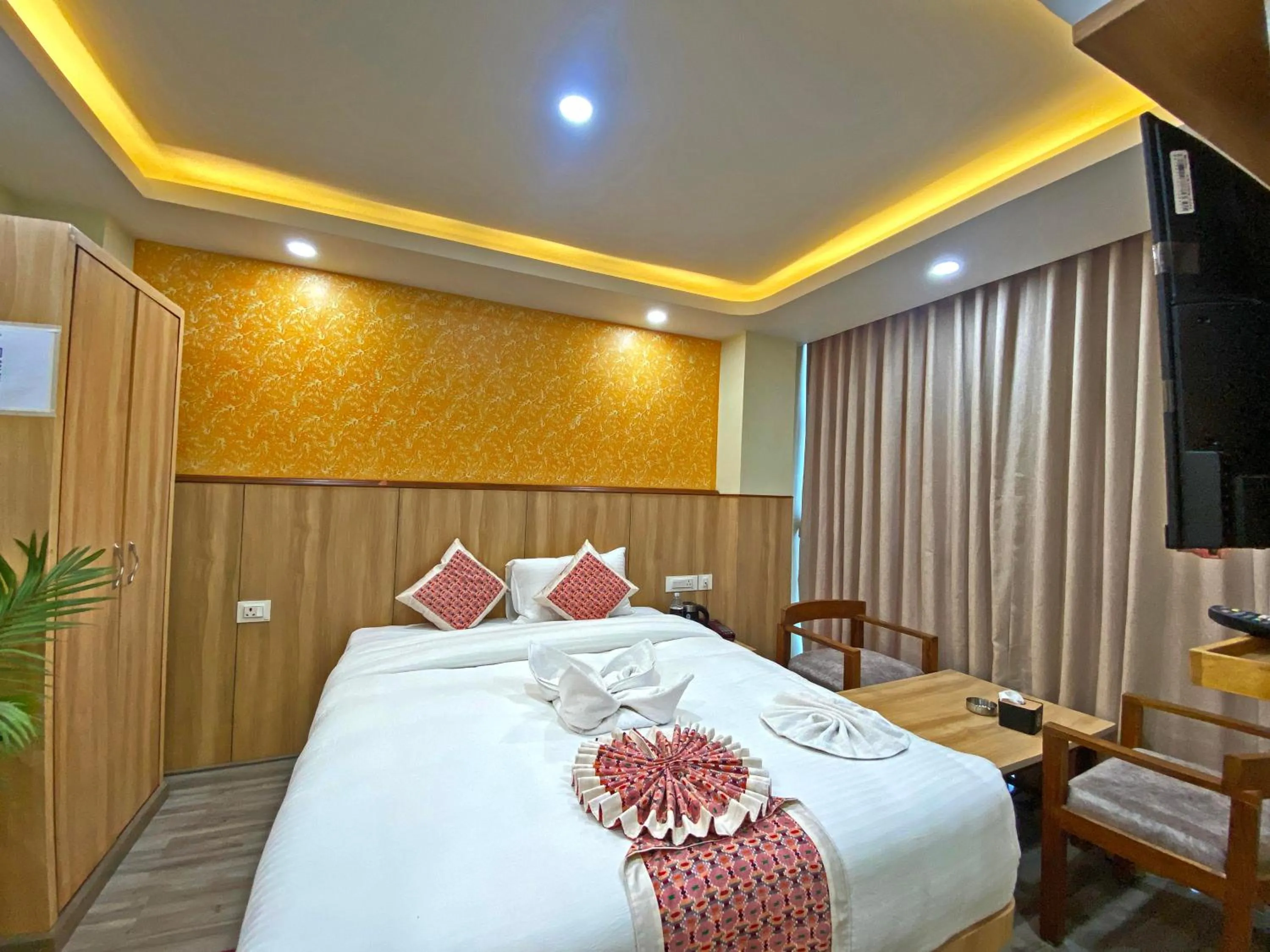Bed in Hotel Lumbini Airport