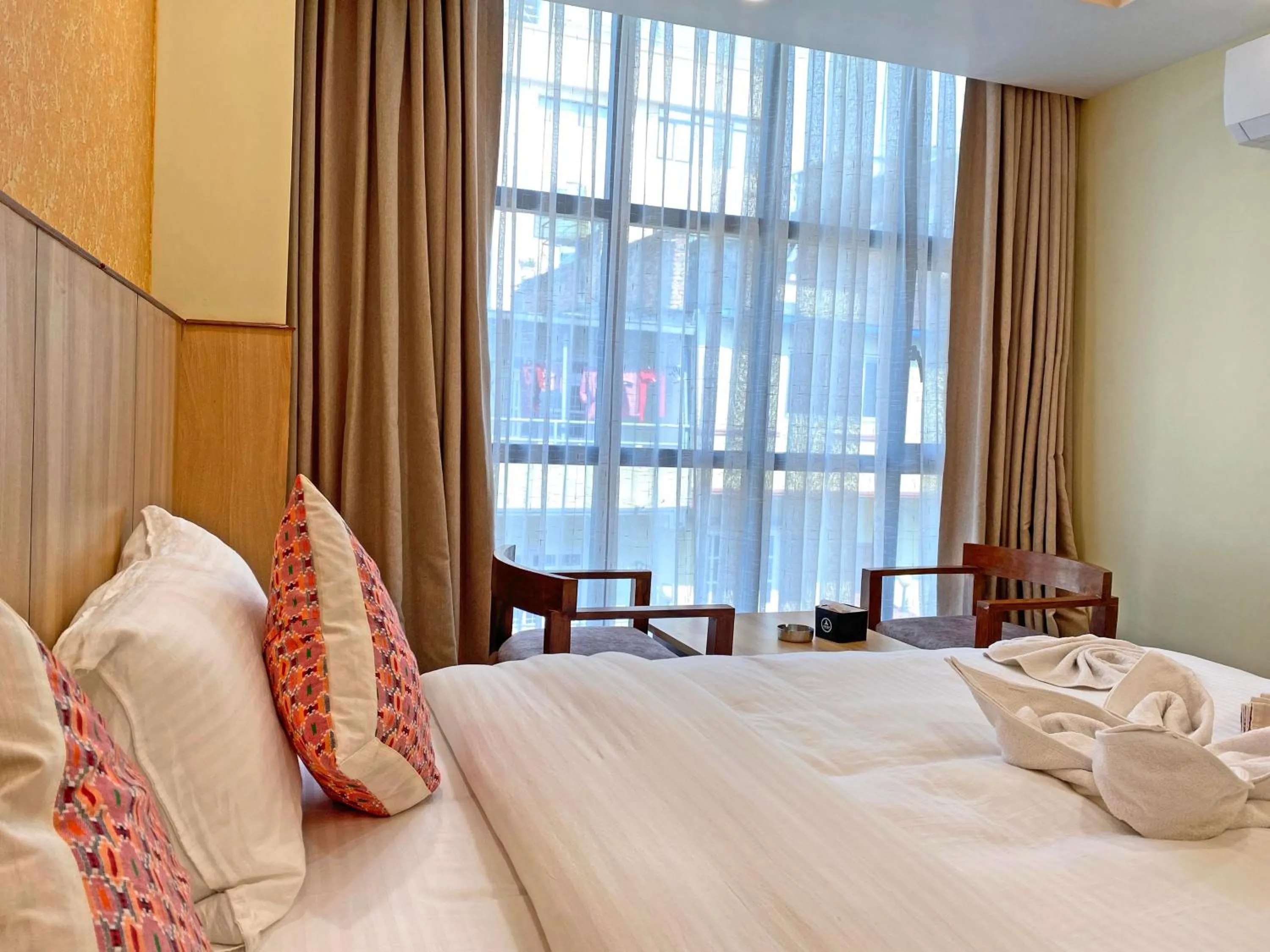 Bed in Hotel Lumbini Airport