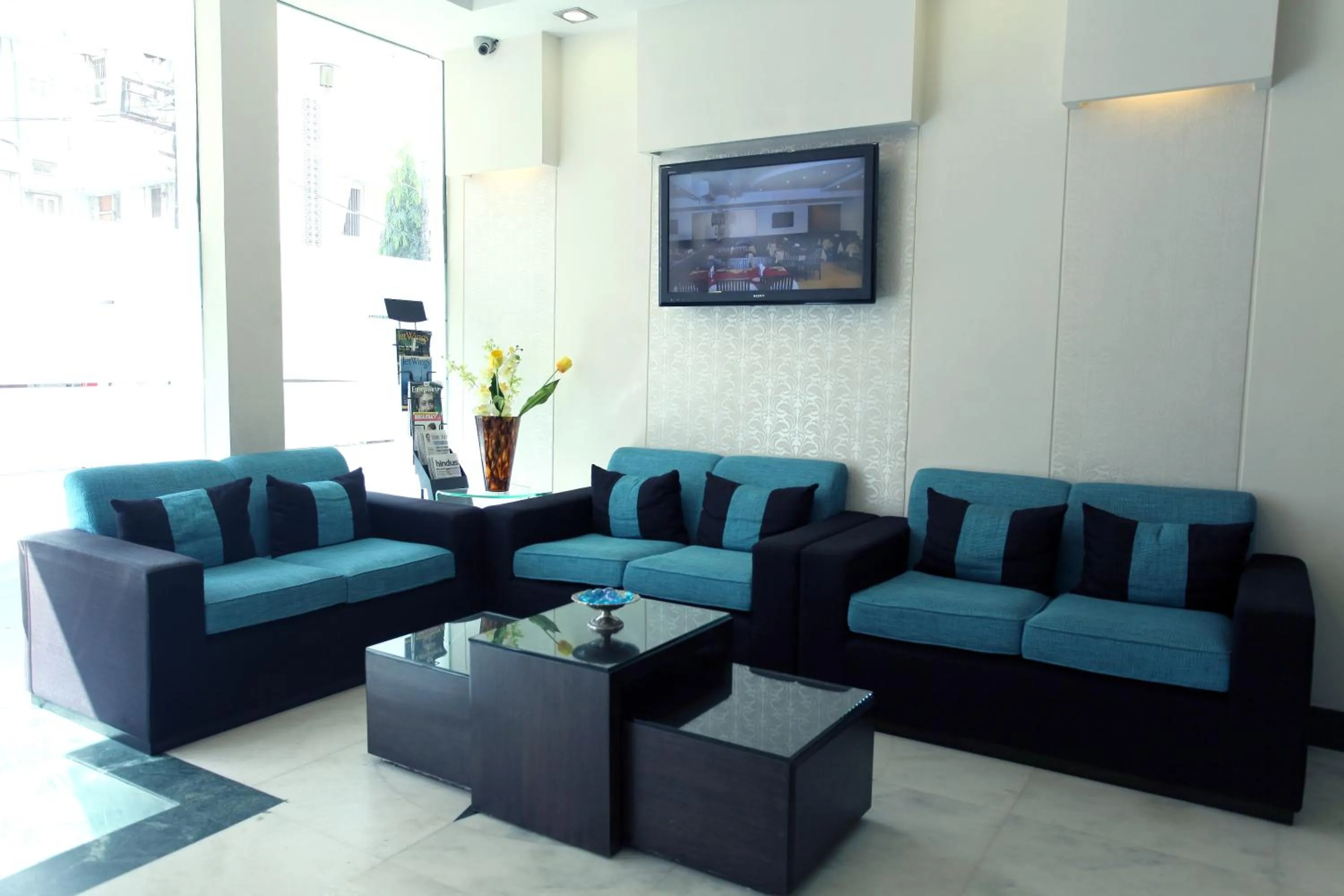 Lobby or reception in Saar Inn