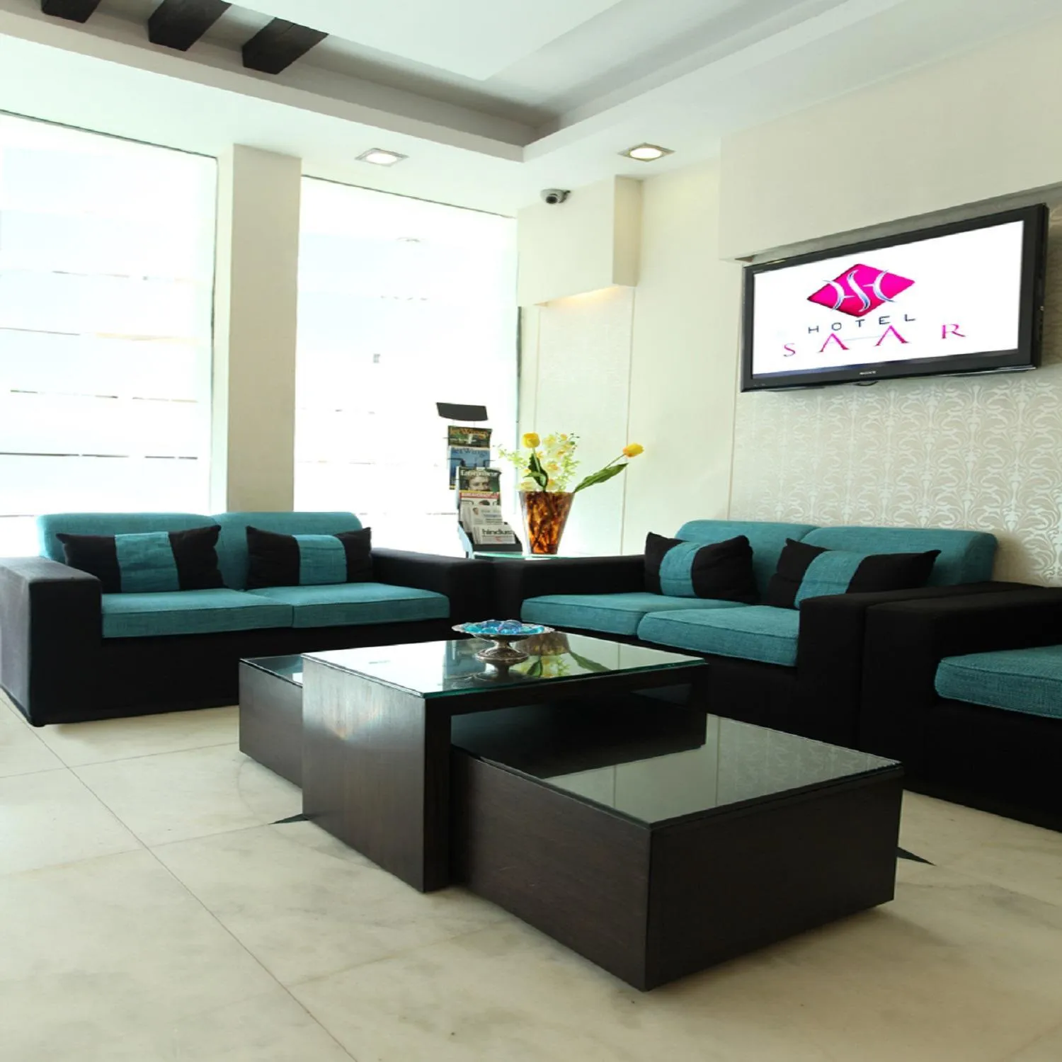 Lobby or reception in Saar Inn