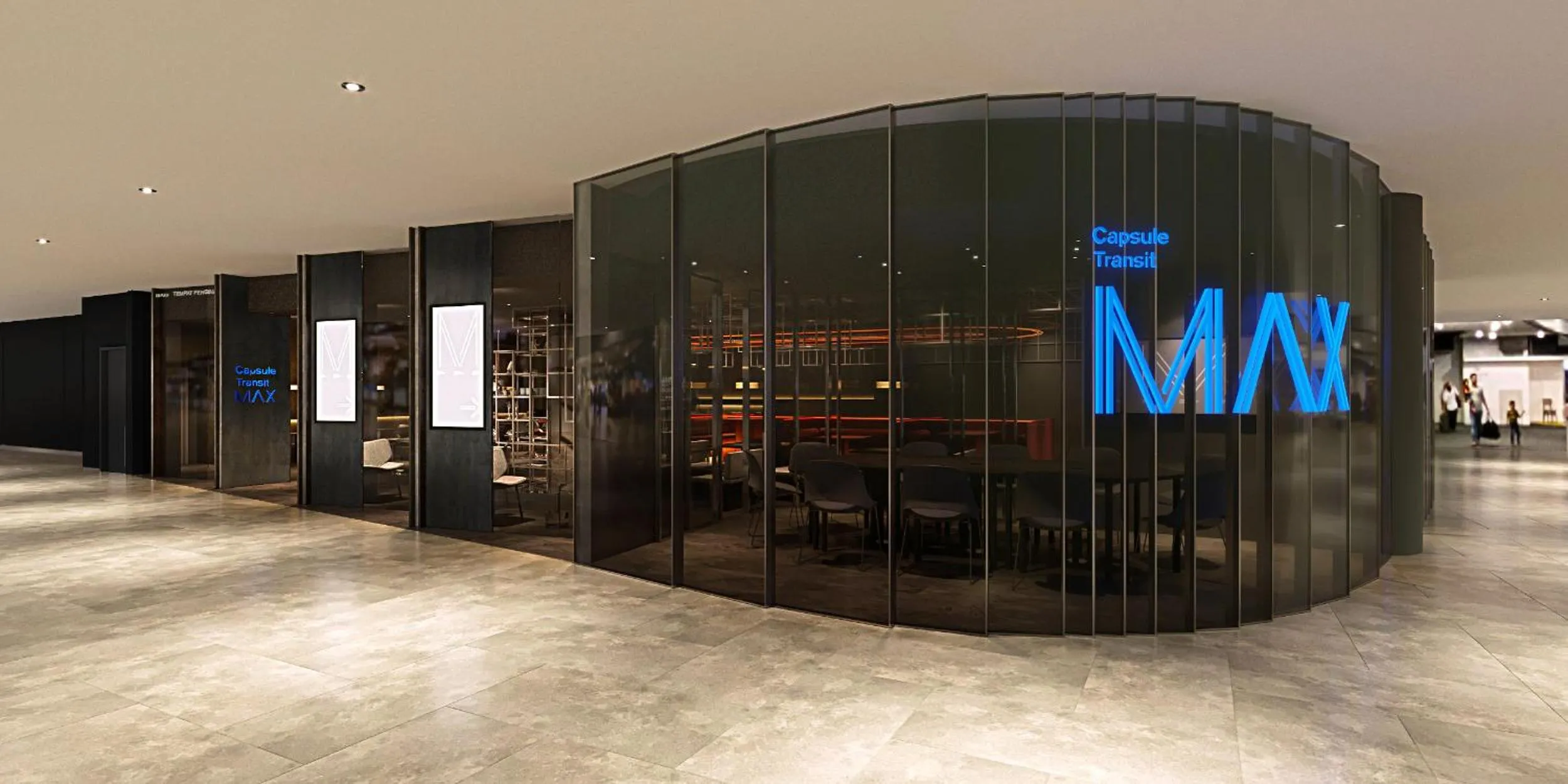 Facade/entrance in CapsuleTransit MAX - Terminal 2