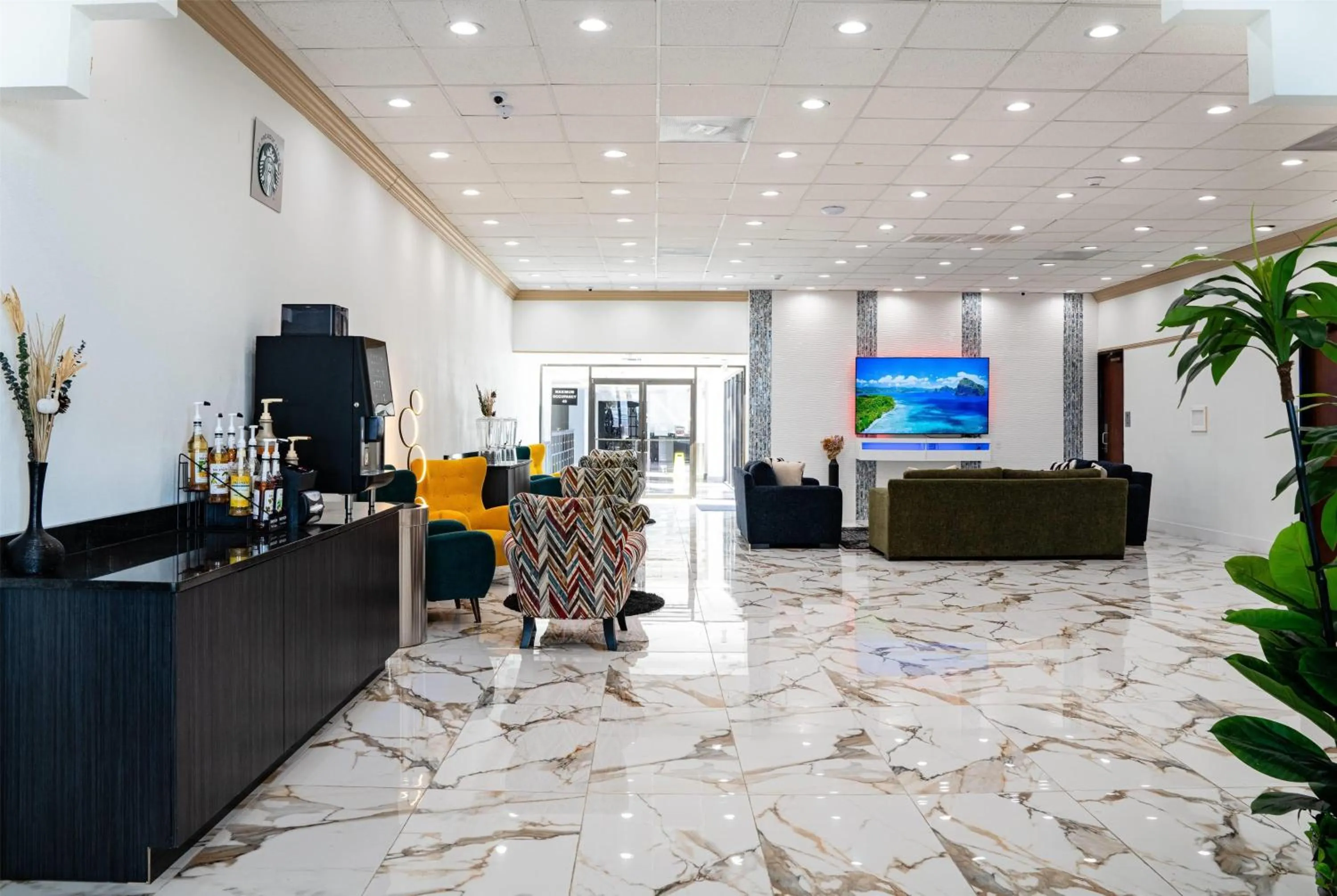 Lobby or reception in Super 8 by Wyndham Corpus Christi Airport
