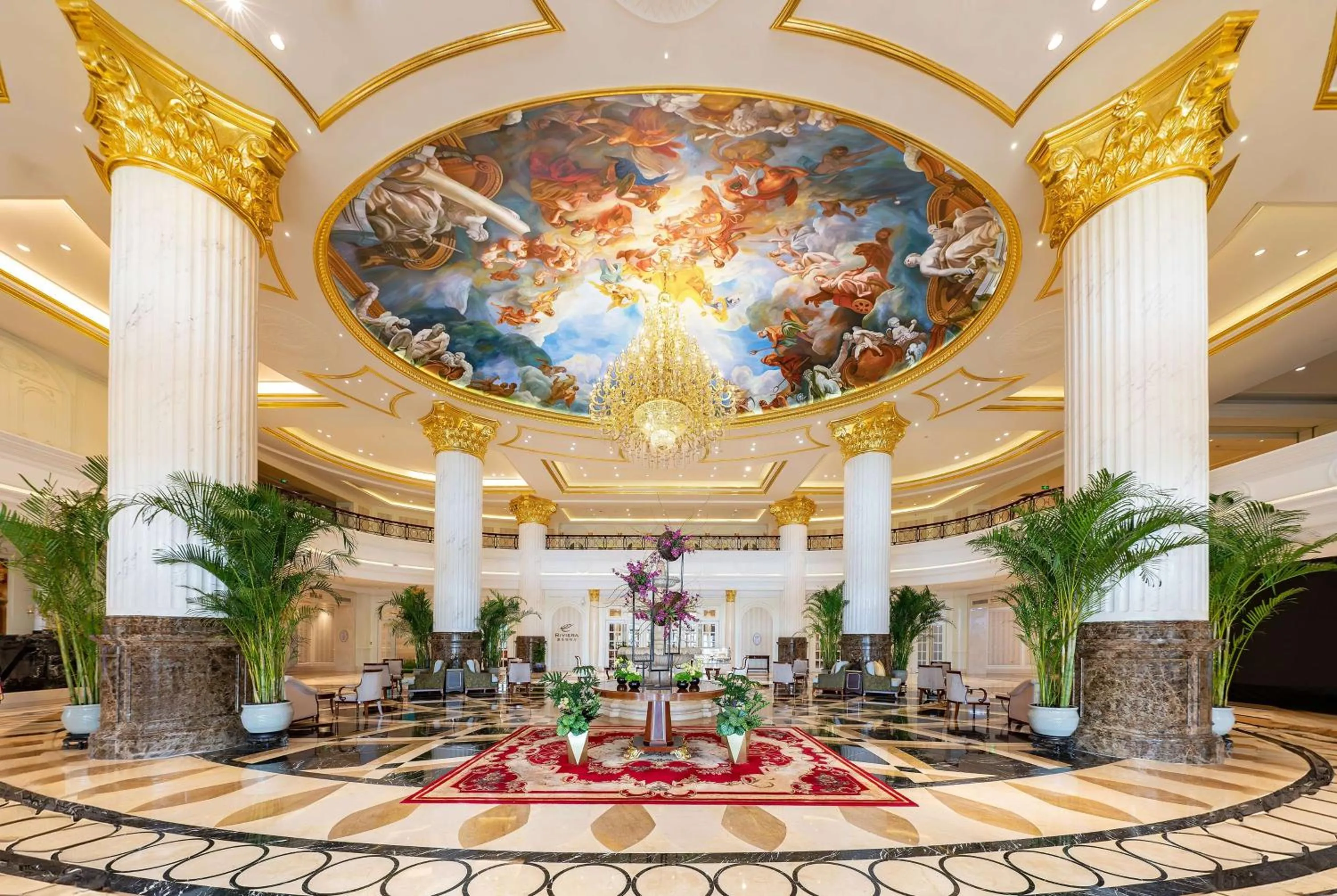 Lobby or reception in Howard Johnson Junhe Hot Springs Resort Beijing北京君和豪生温泉酒店