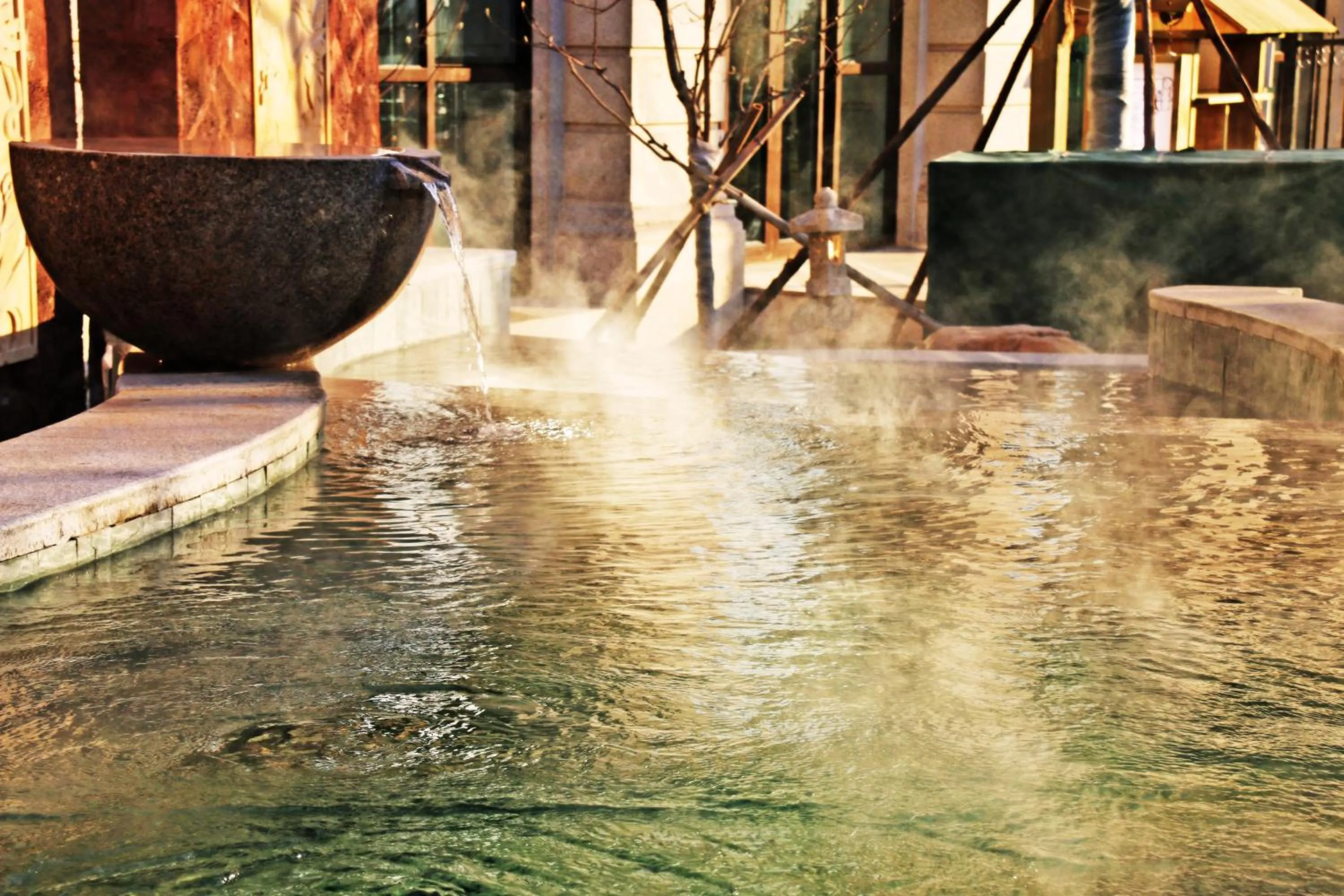 Hot Tub in Howard Johnson Junhe Hot Springs Resort Beijing北京君和豪生温泉酒店