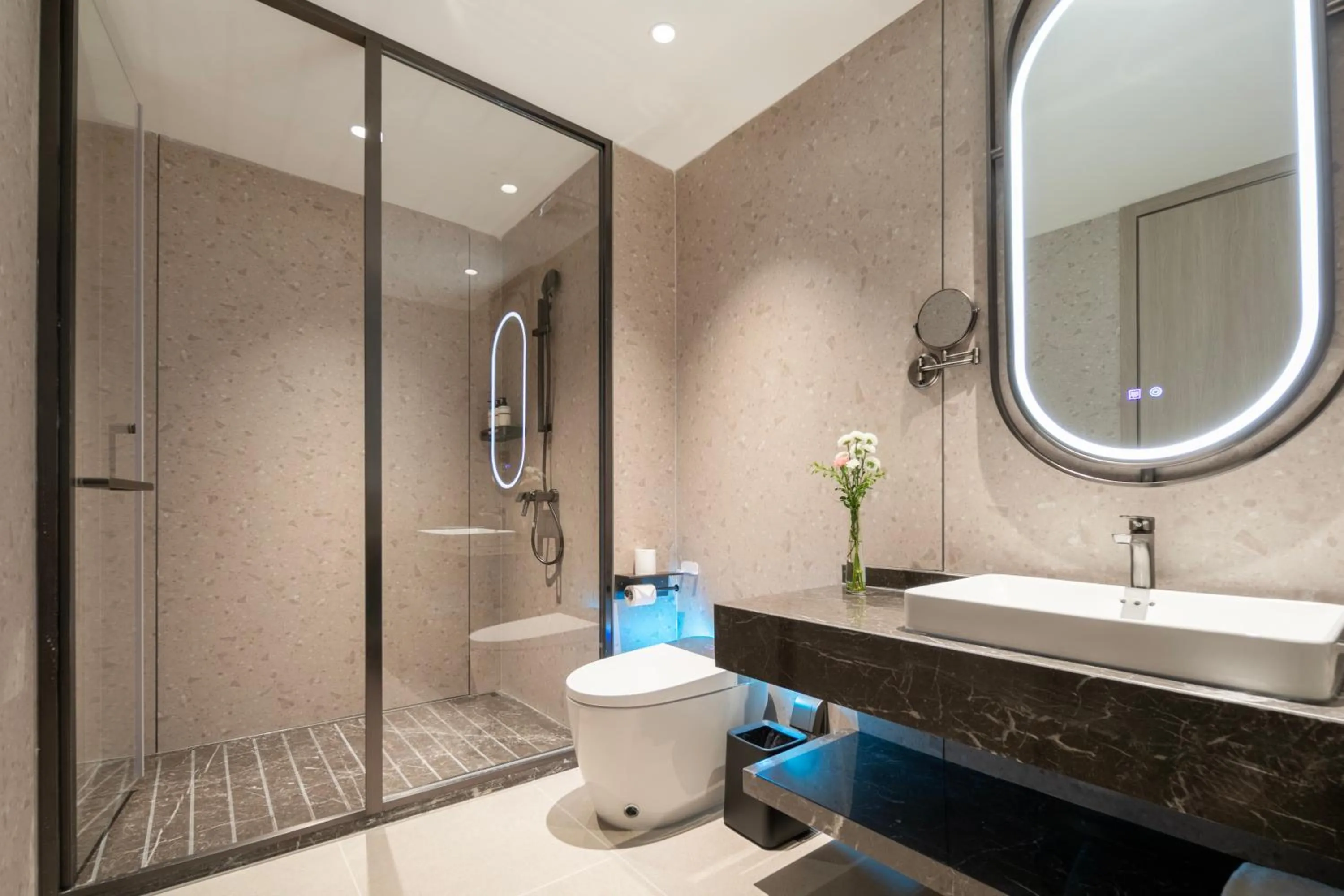 Shower in Ramada by Wyndham Wuhan Wangjiawan